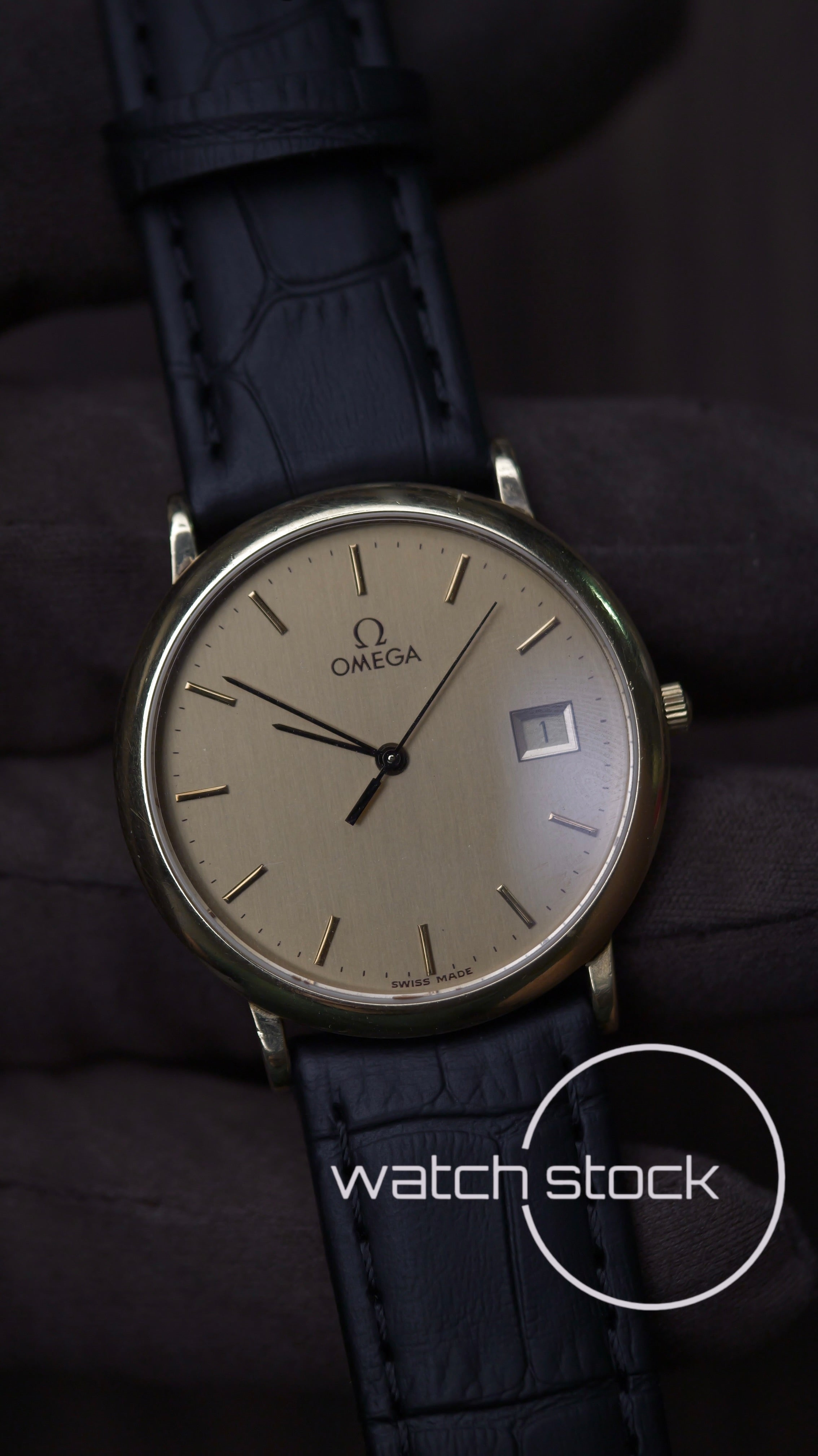 Omega De ville vintage 33mm placcato oro