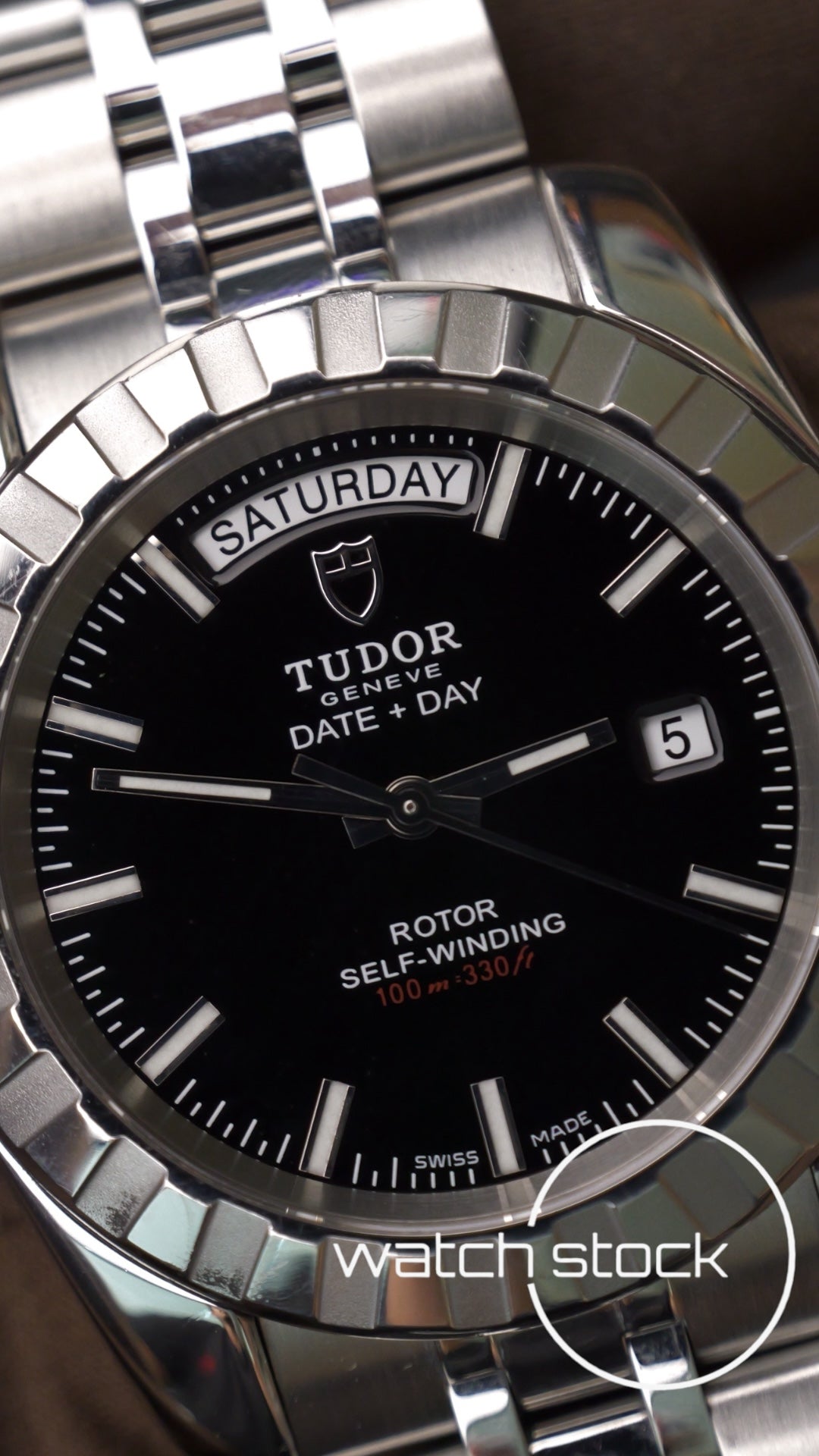 Tudor date+day automatic 39 mm ref 23010 anno 2007