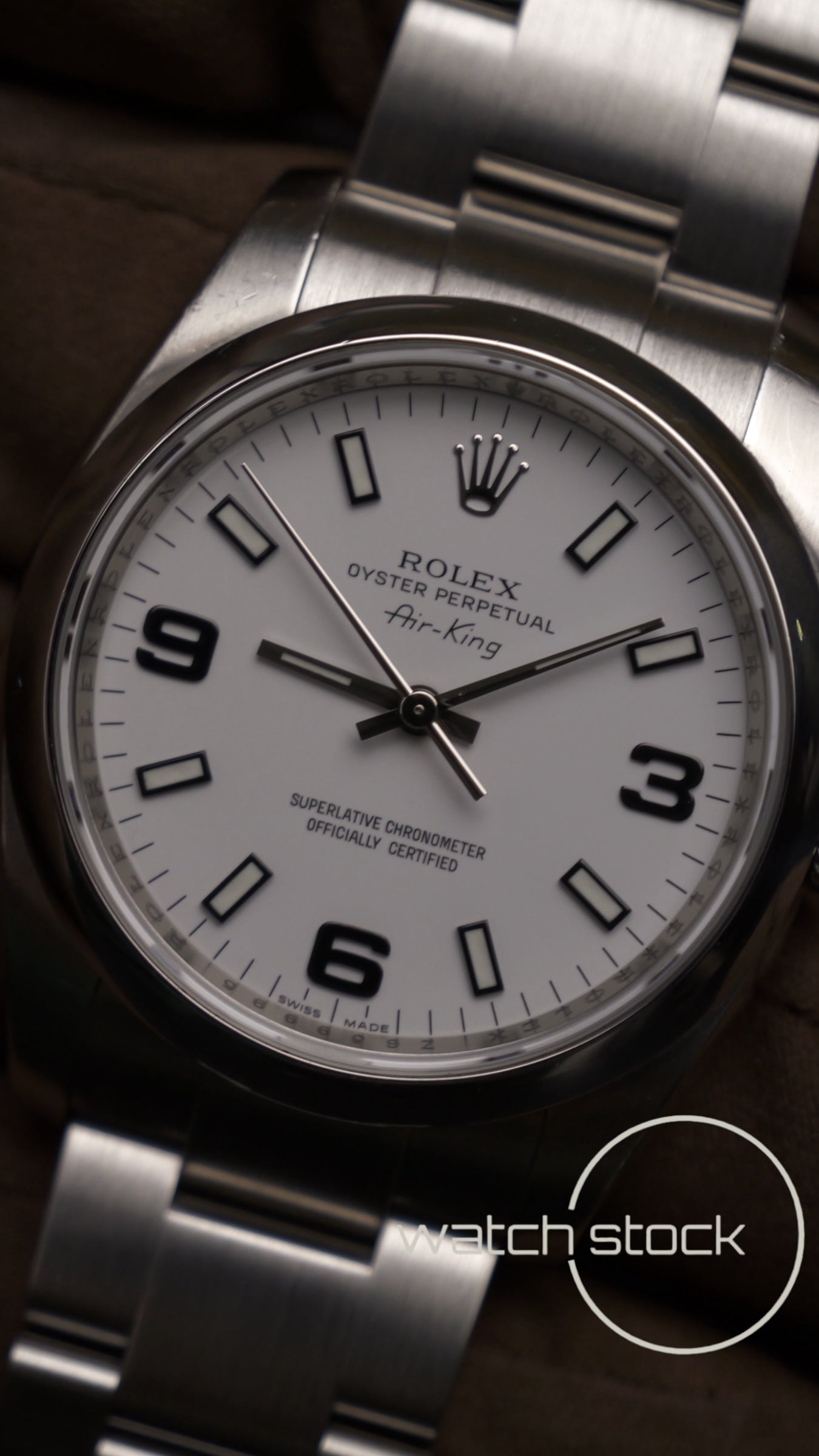 Rolex oyster perpetual air king 36mm ref:114200