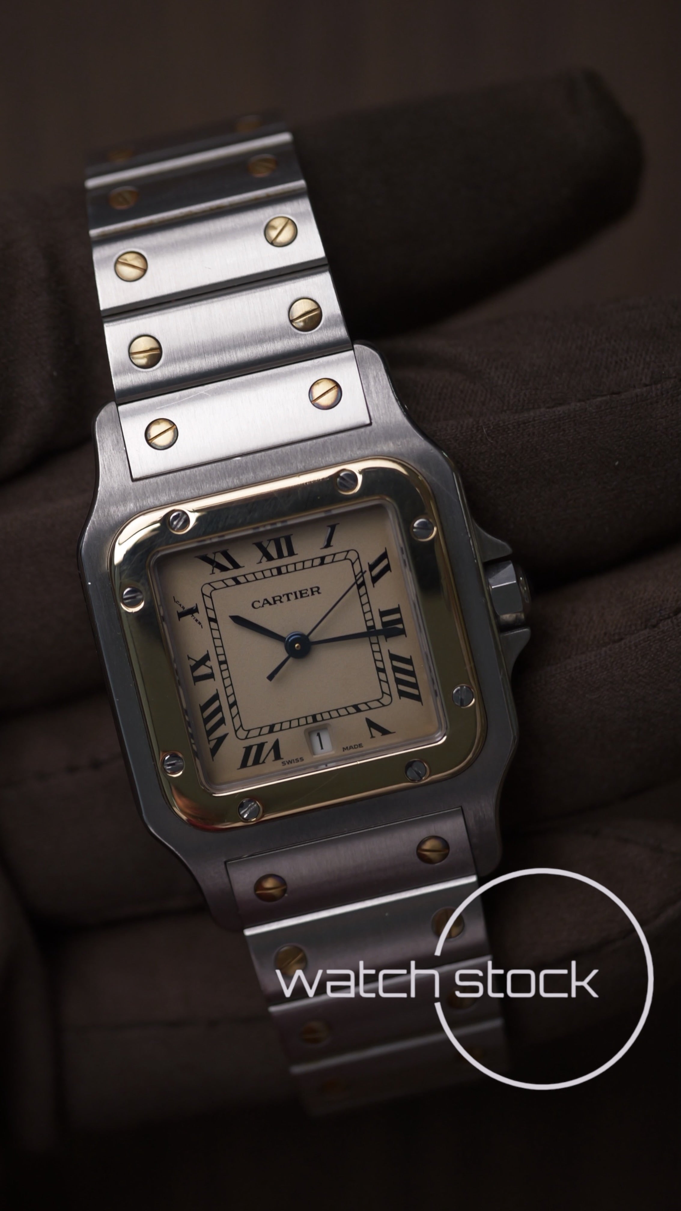 Cartier santos galbee 29x41mm ref.187901 Full Set