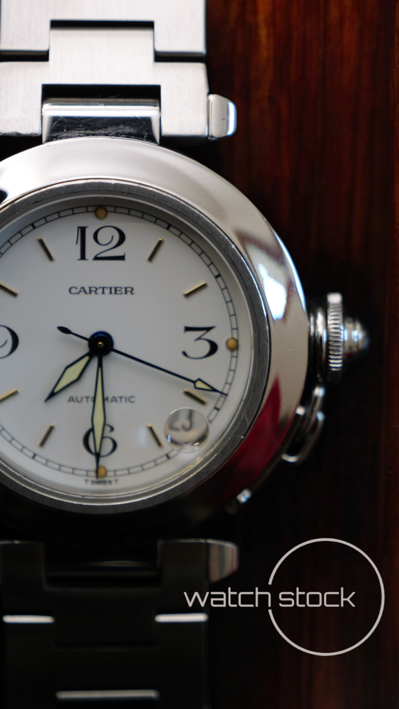 Cartier Pasha Automatic 35mm ref.2324 white dial