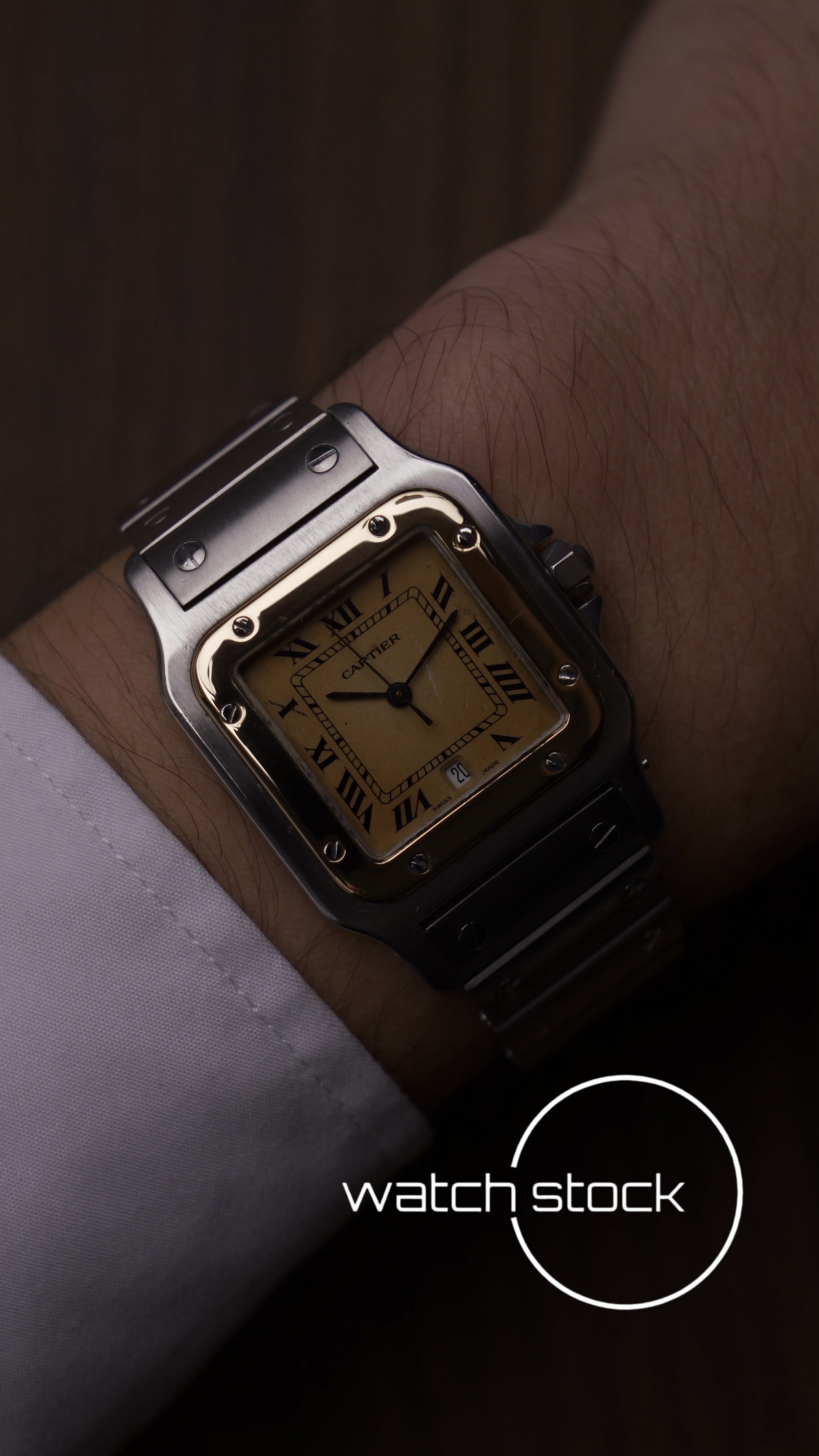 Cartier santos galbee 29x41mm Ref. 187901