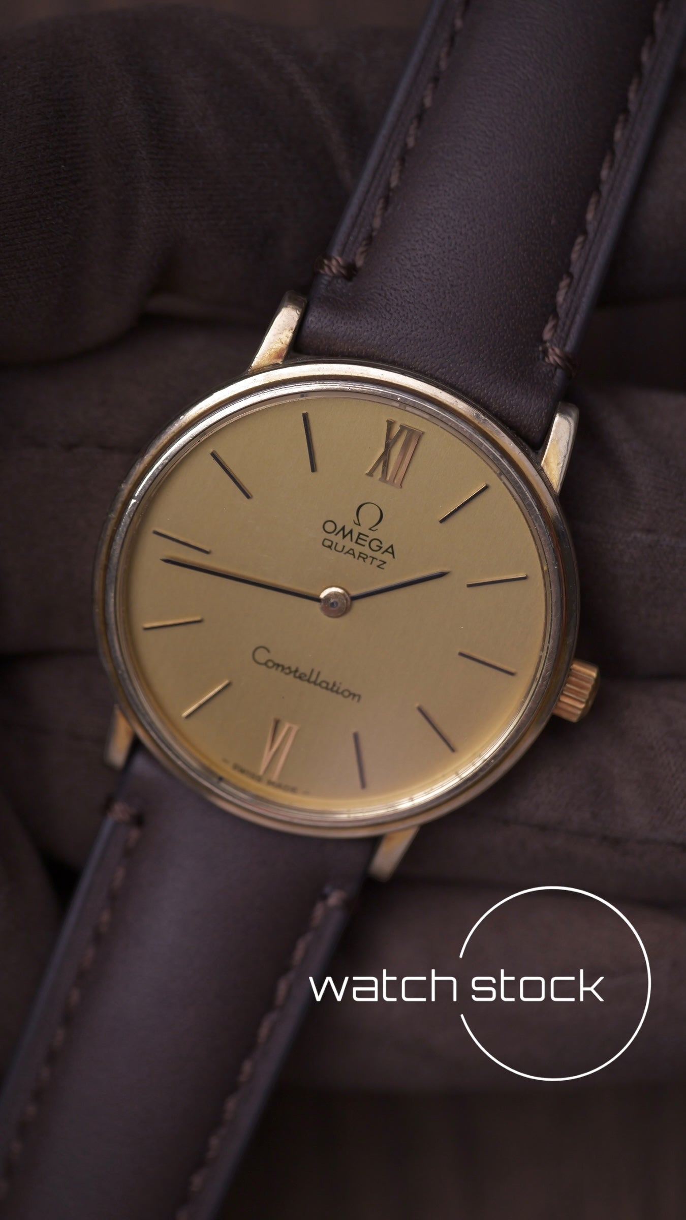 Omega De ville vintage 33mm placcato oro