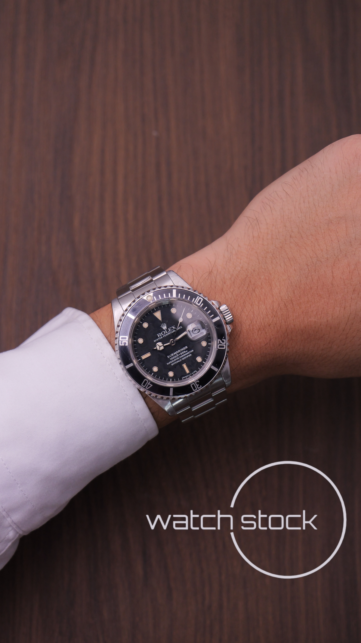 Rolex Submariner Ref.16610 tropical dial 40mm 1989