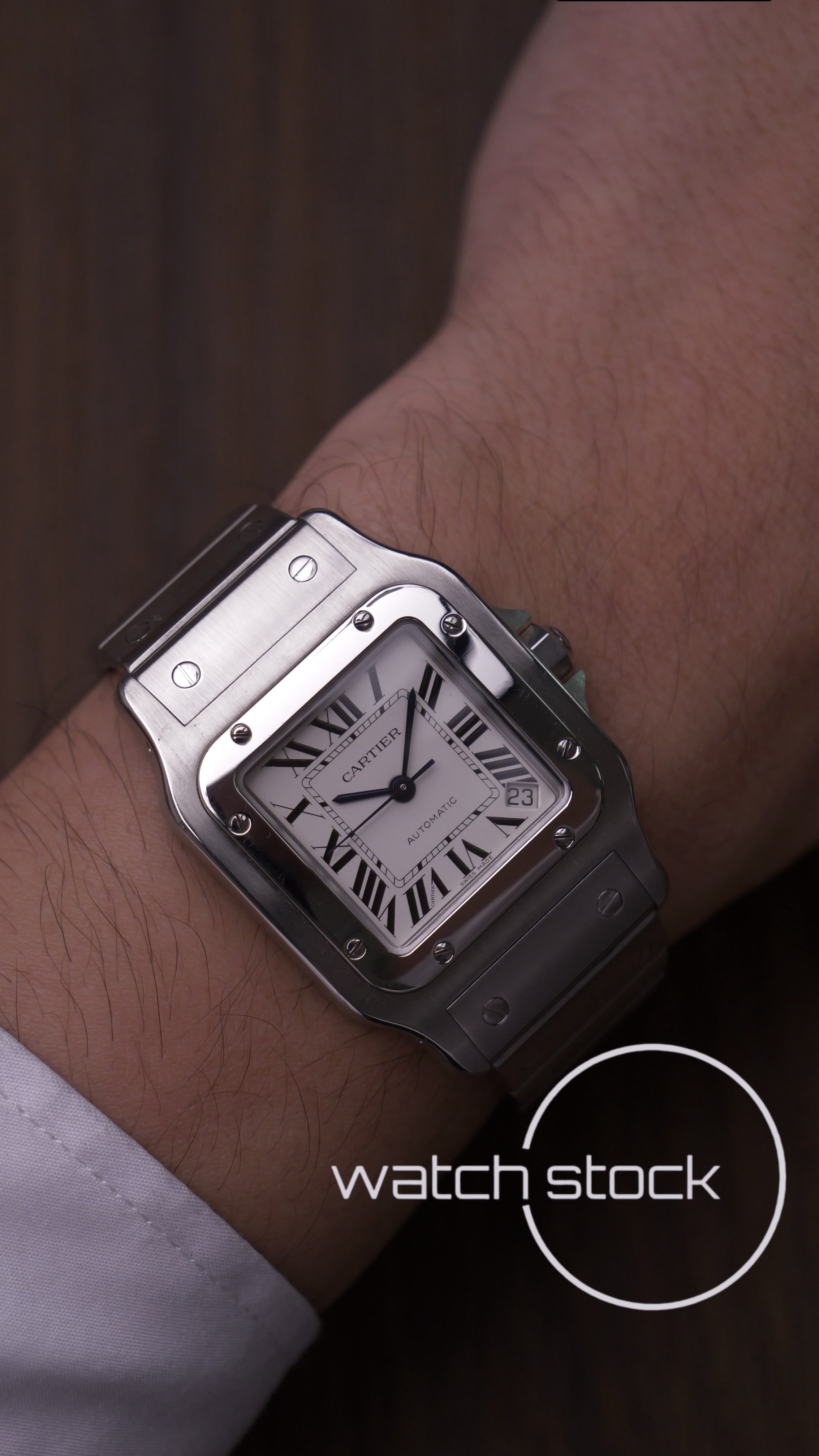 Cartier santos Galbee XL FULL SET ref.2823 Automatic 32x45mm