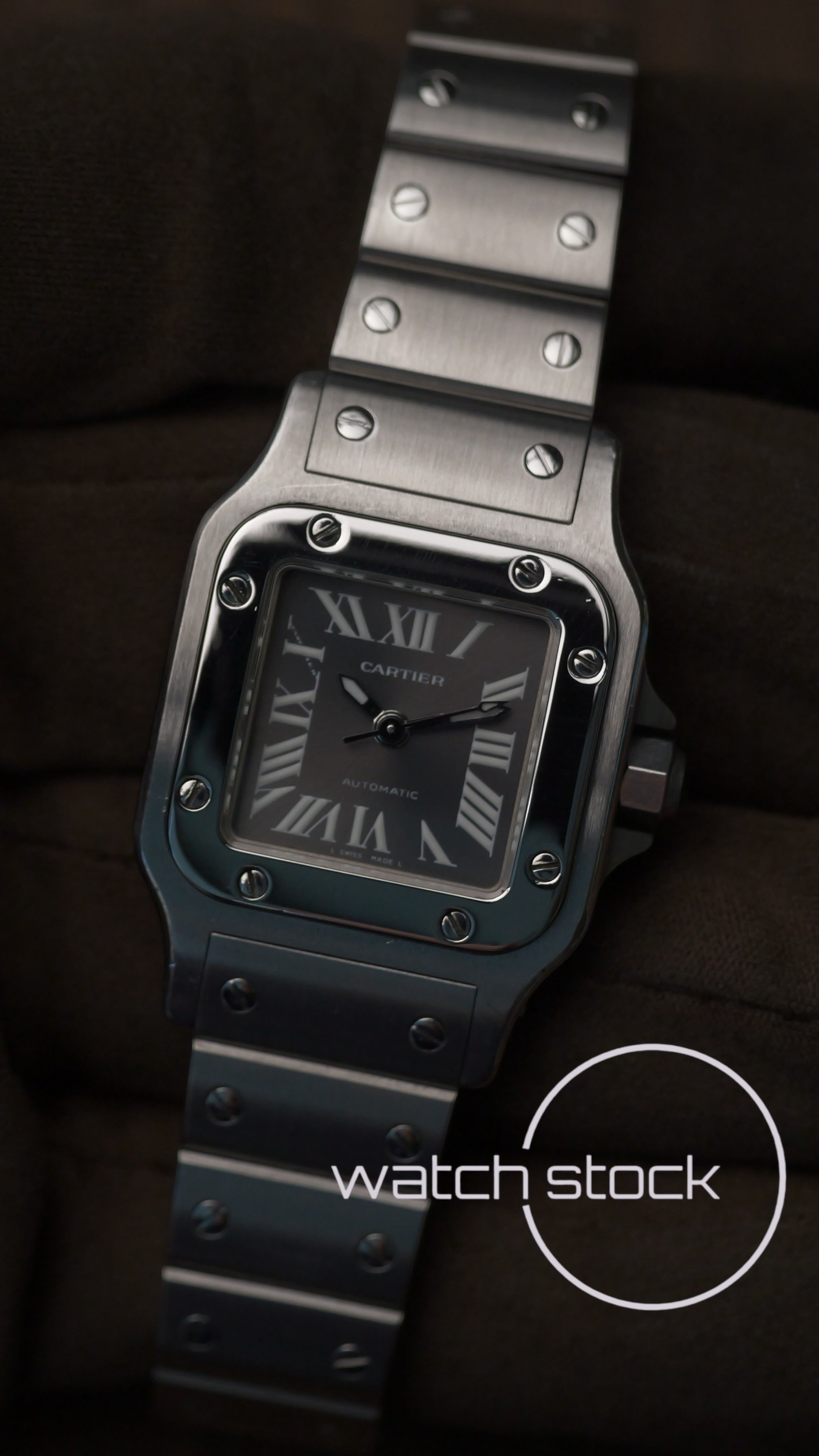 Cartier santos galbee Automatic 24x35mm ref.2423 must de santos