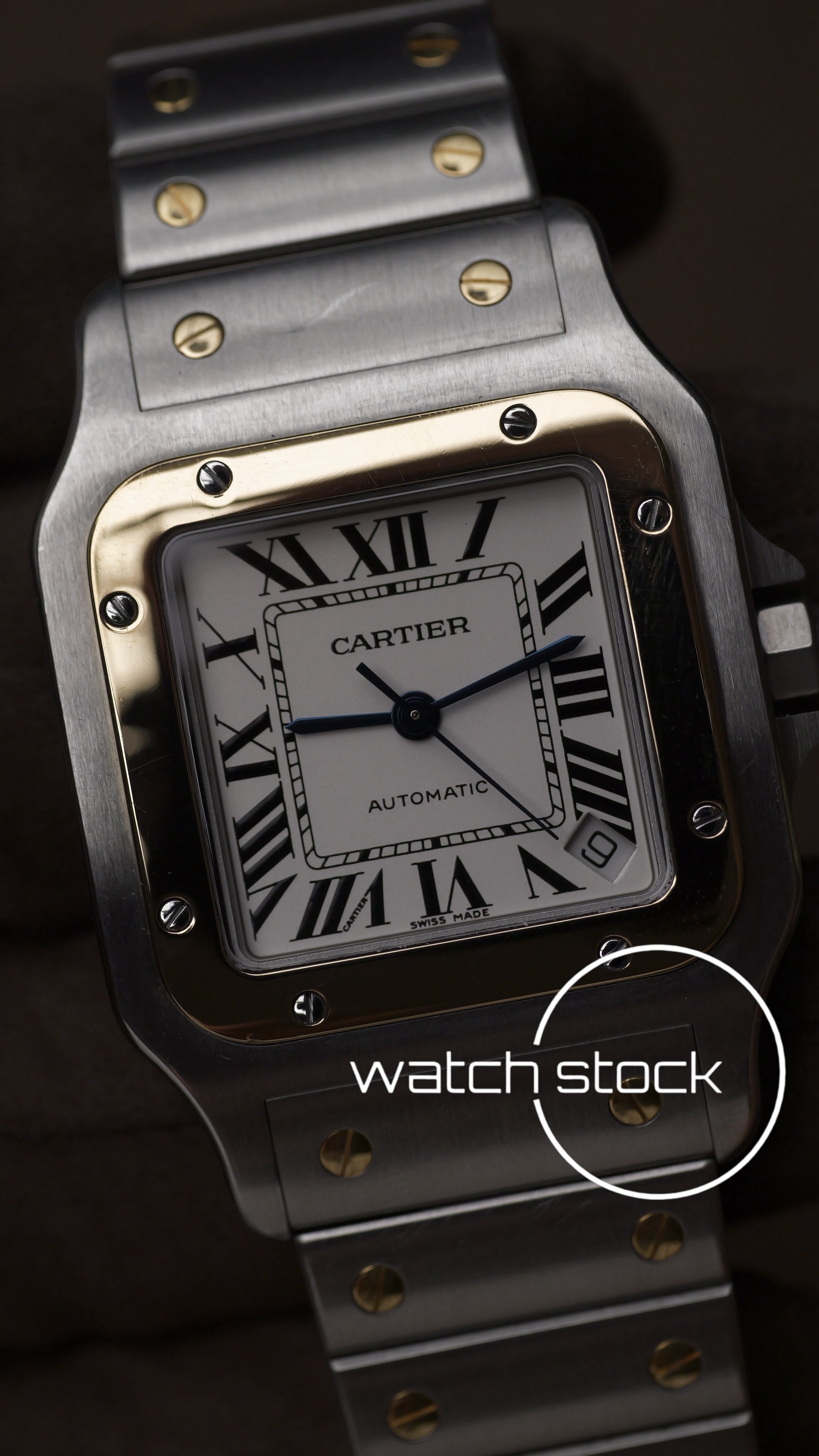 Cartier santos galbee XL gold steal ref.2823 Automatic 32x45mm