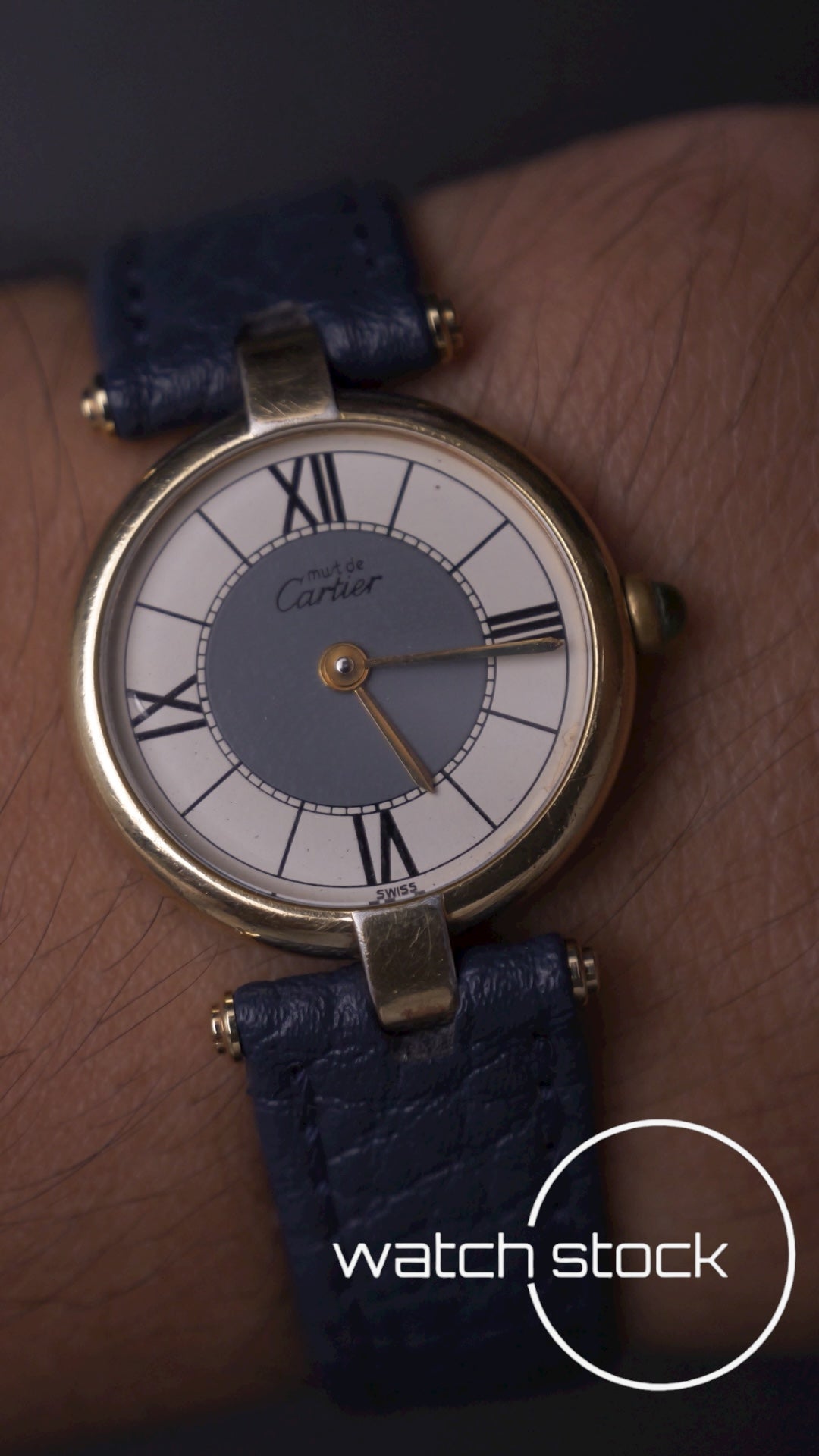 Coppia Cartier Vermeil referenza 590003/590004