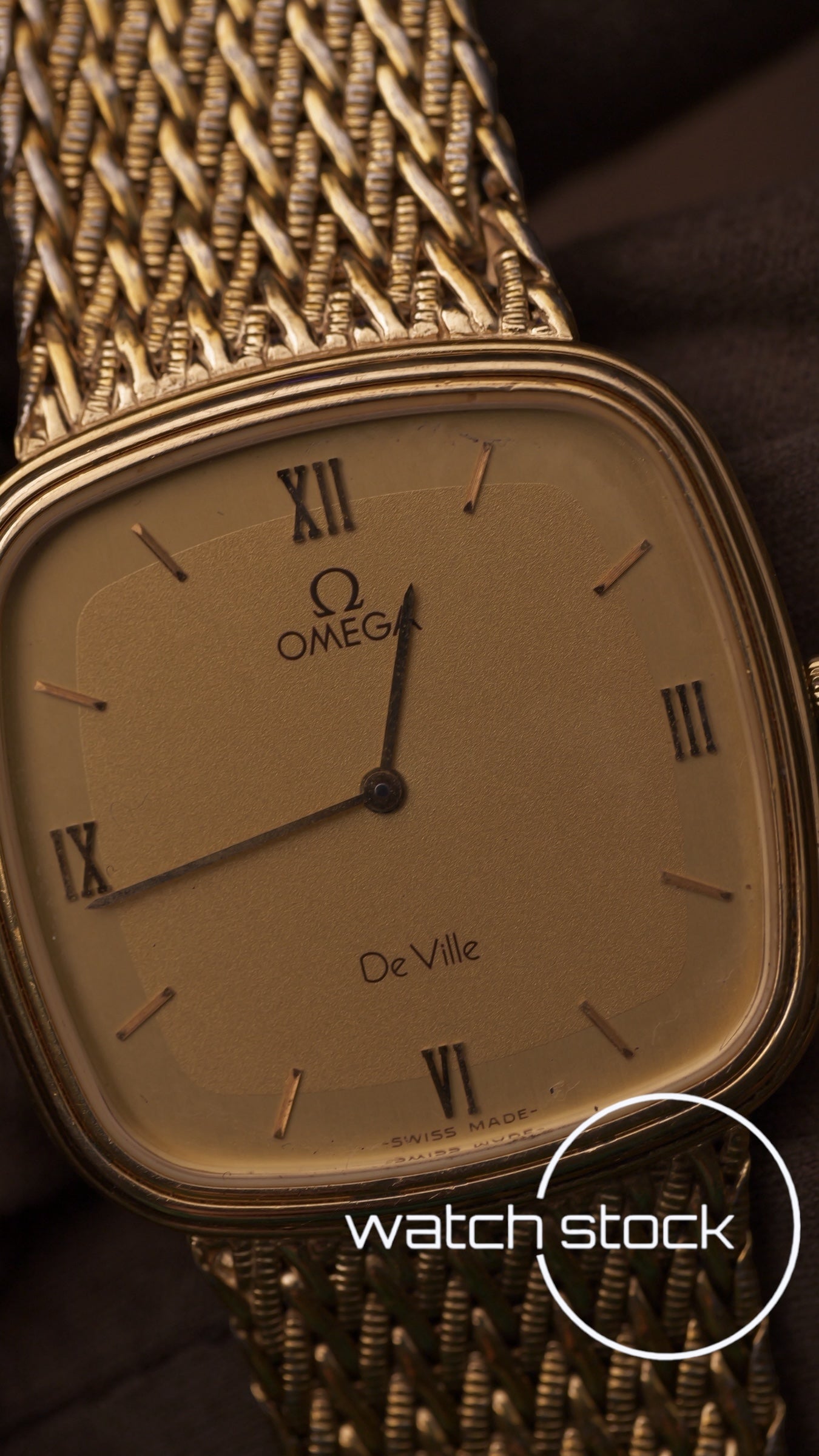 Omega De ville vintage 34mm placcato oro