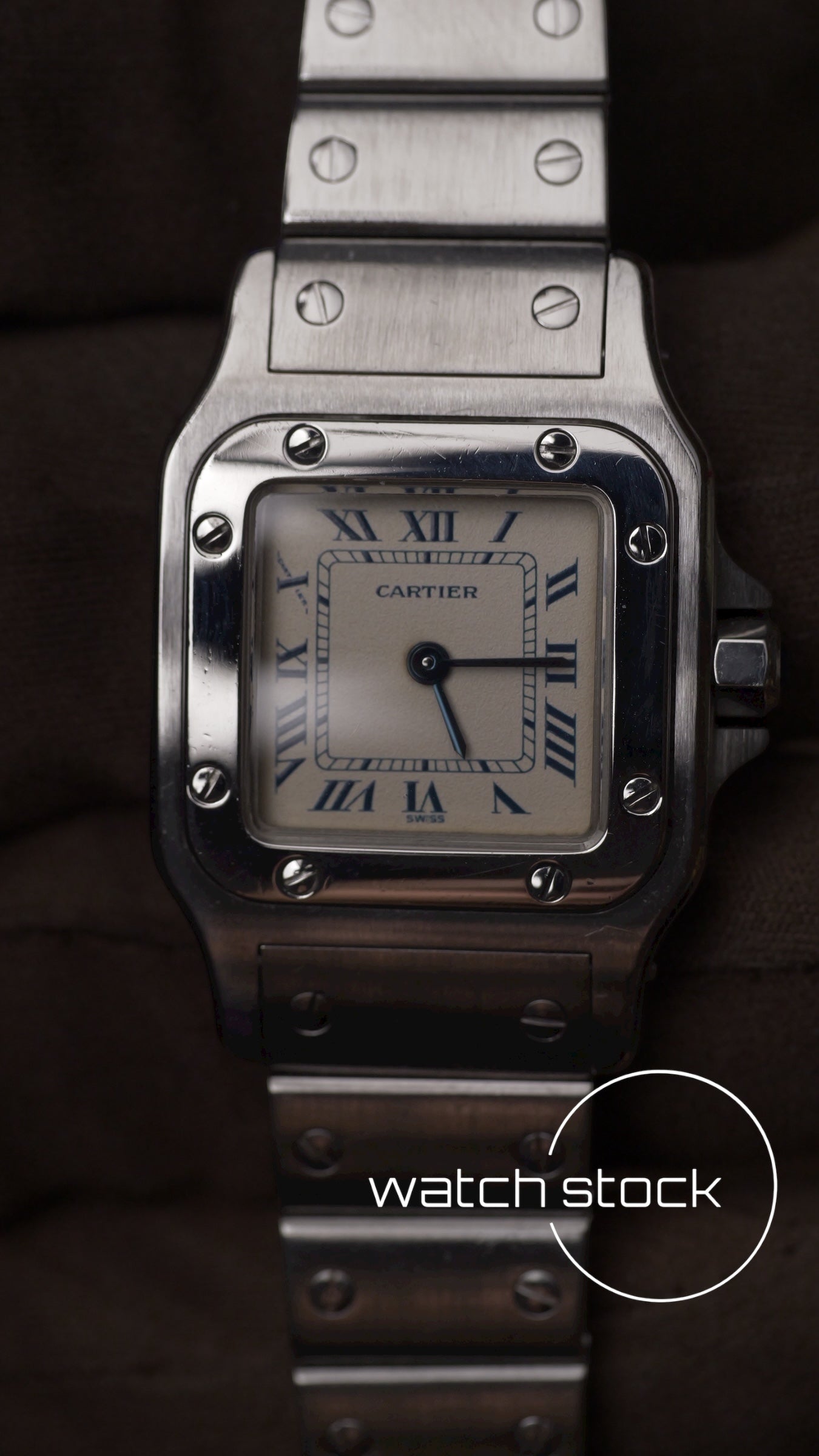 Cartier santos galbee lady quartz 24x35mm ref.1565 FULL SET