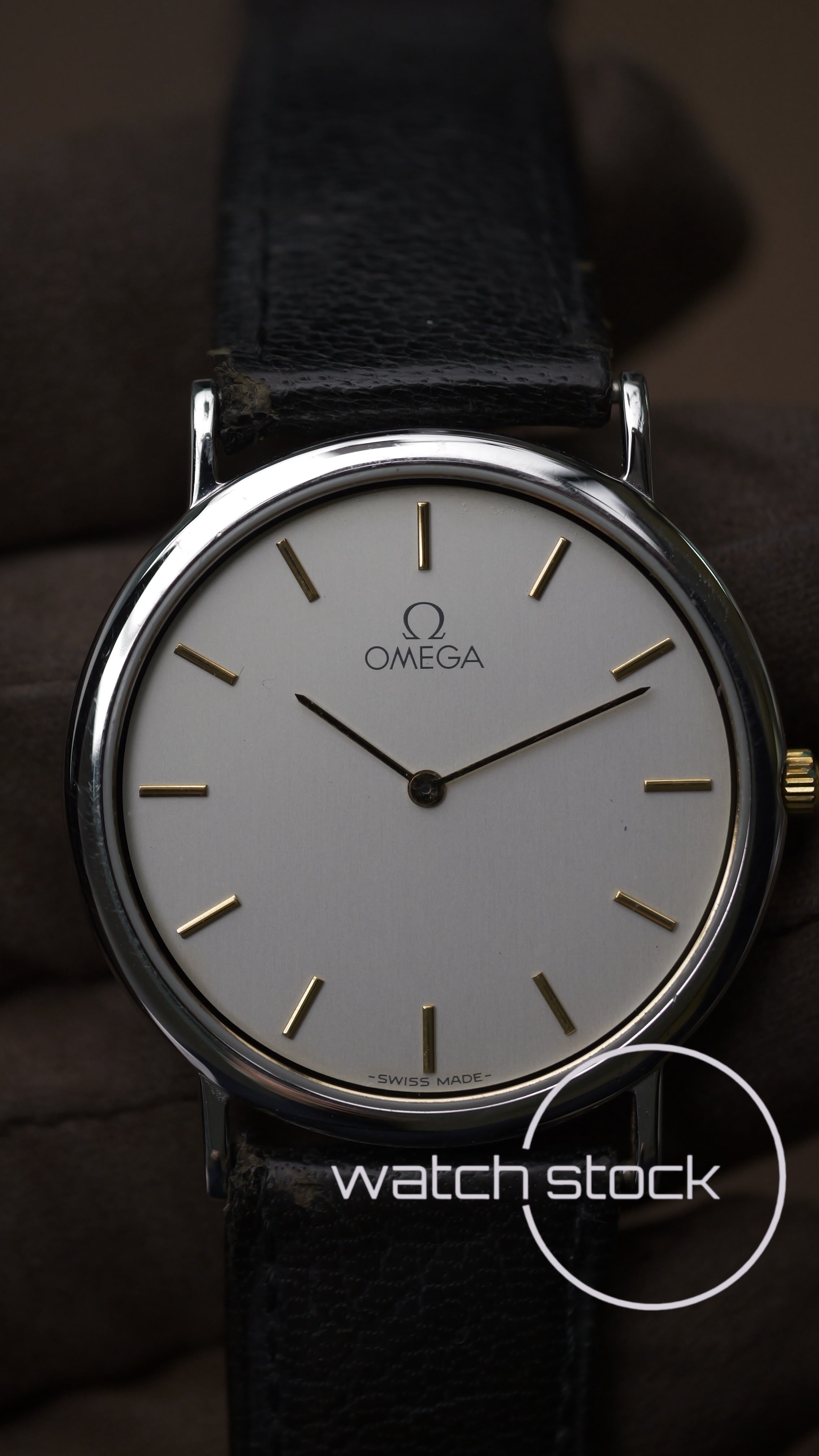 Omega De ville Cinturino Originale 1989 vintage 33mm Quartz