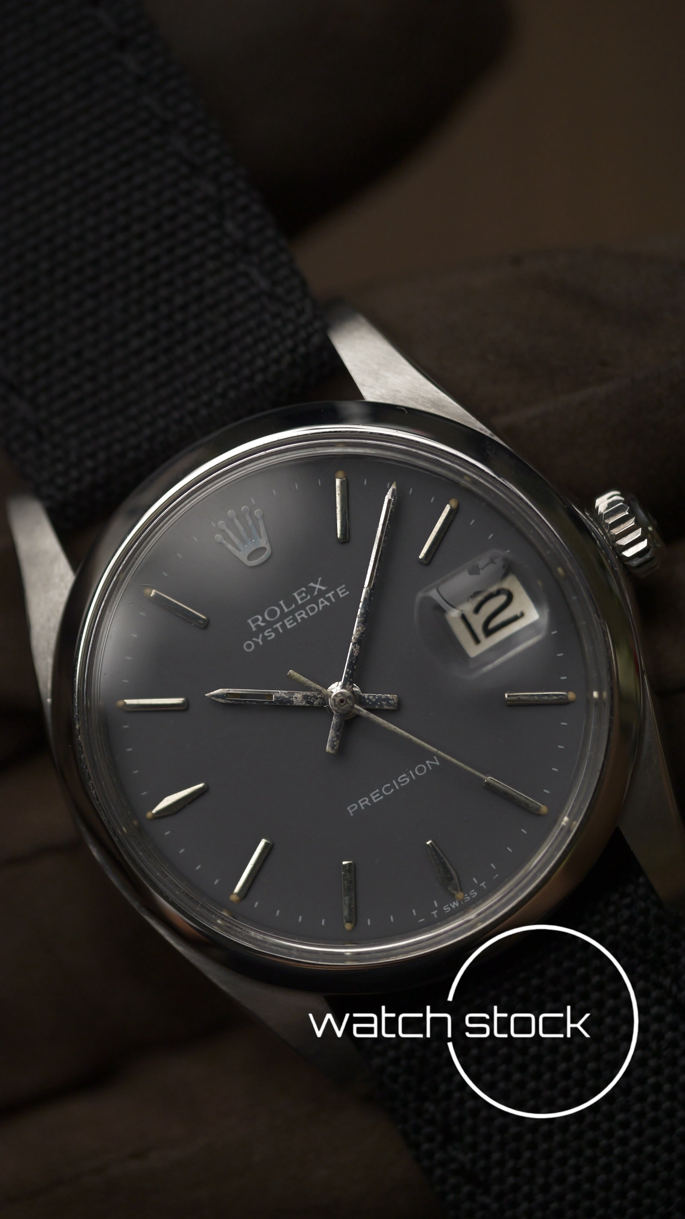 Rolex precision 34mm ref.6694 Grey Dial