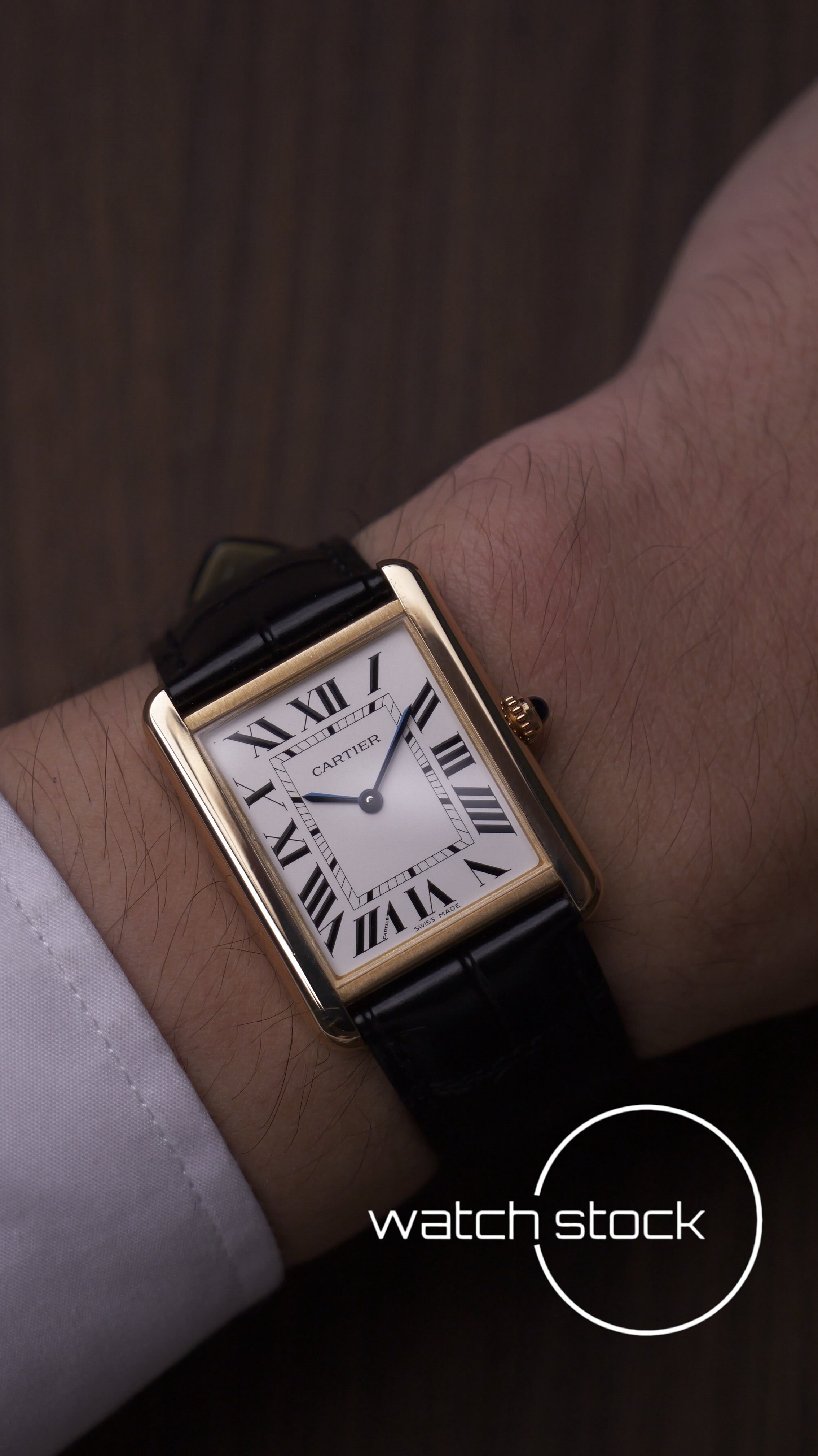 Cartier tank solo L 18K GOLD ref.3167 27x35mm quartz