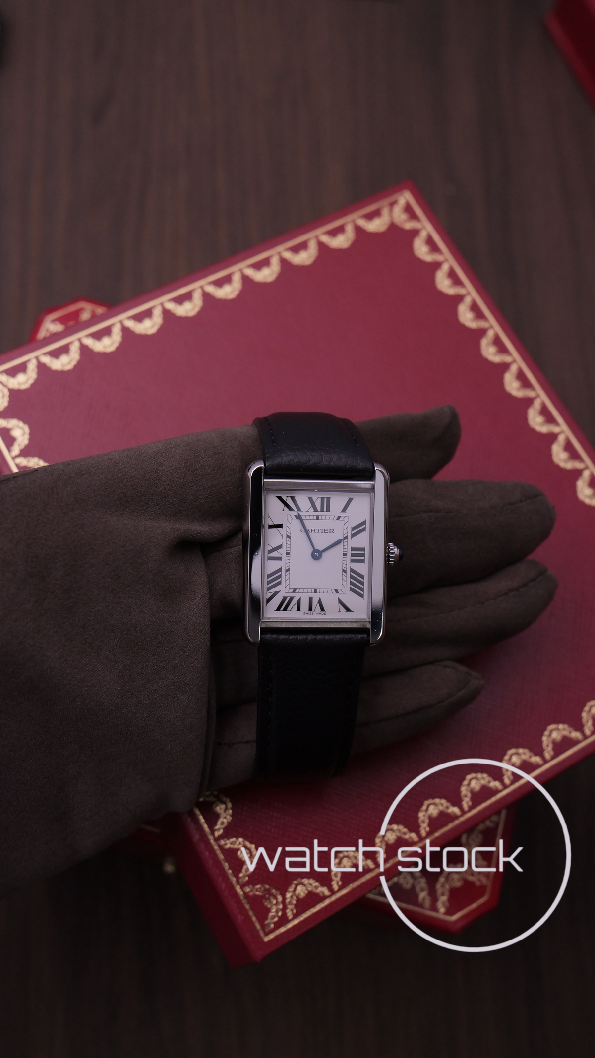 Cartier tank solo L ref.3169 Full set 2013º 27x35mm
