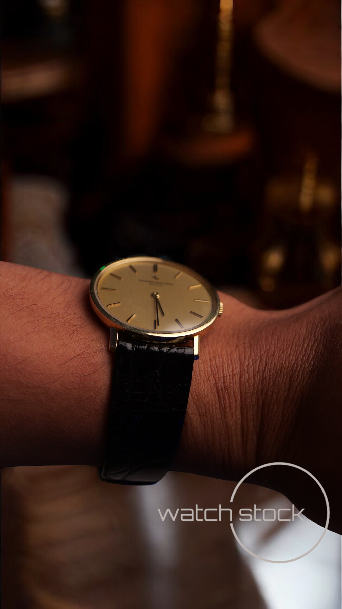 Vacheron costantin patrimony essential 18kt gold dial vintage Dress Watch unisex 34mm carica manuale
