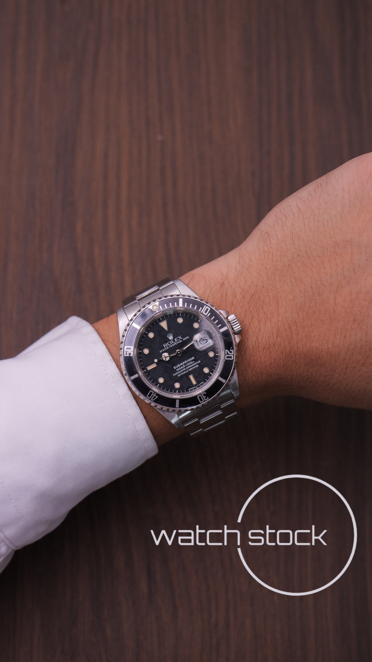 Rolex Submariner Ref.16610 tropical dial 40mm 1989