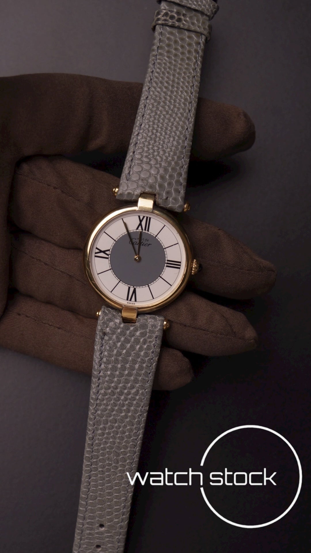 Coppia Cartier Vermeil referenza 590003/590004