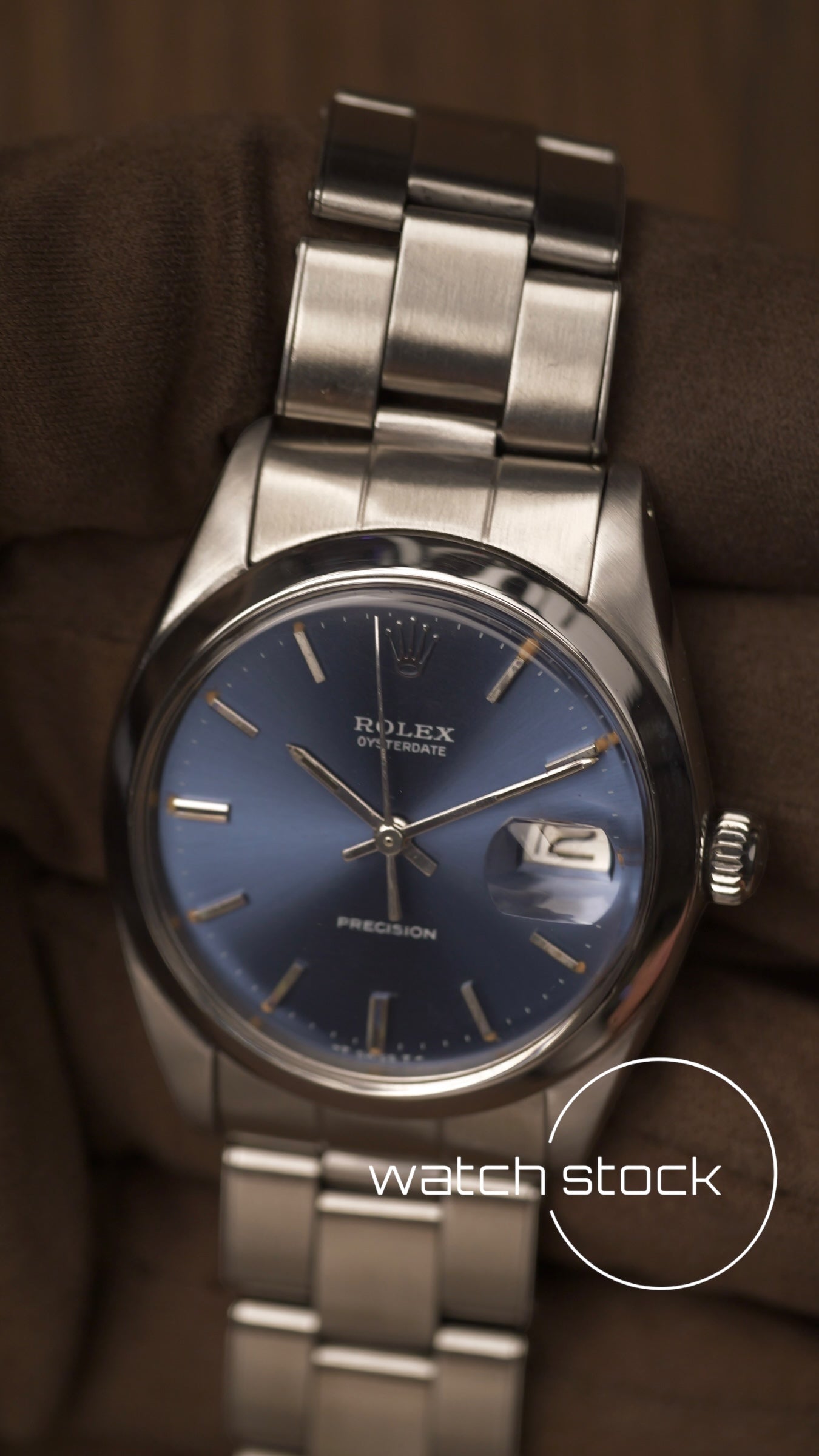 Rolex precision 34mm ref.6694 blue dial