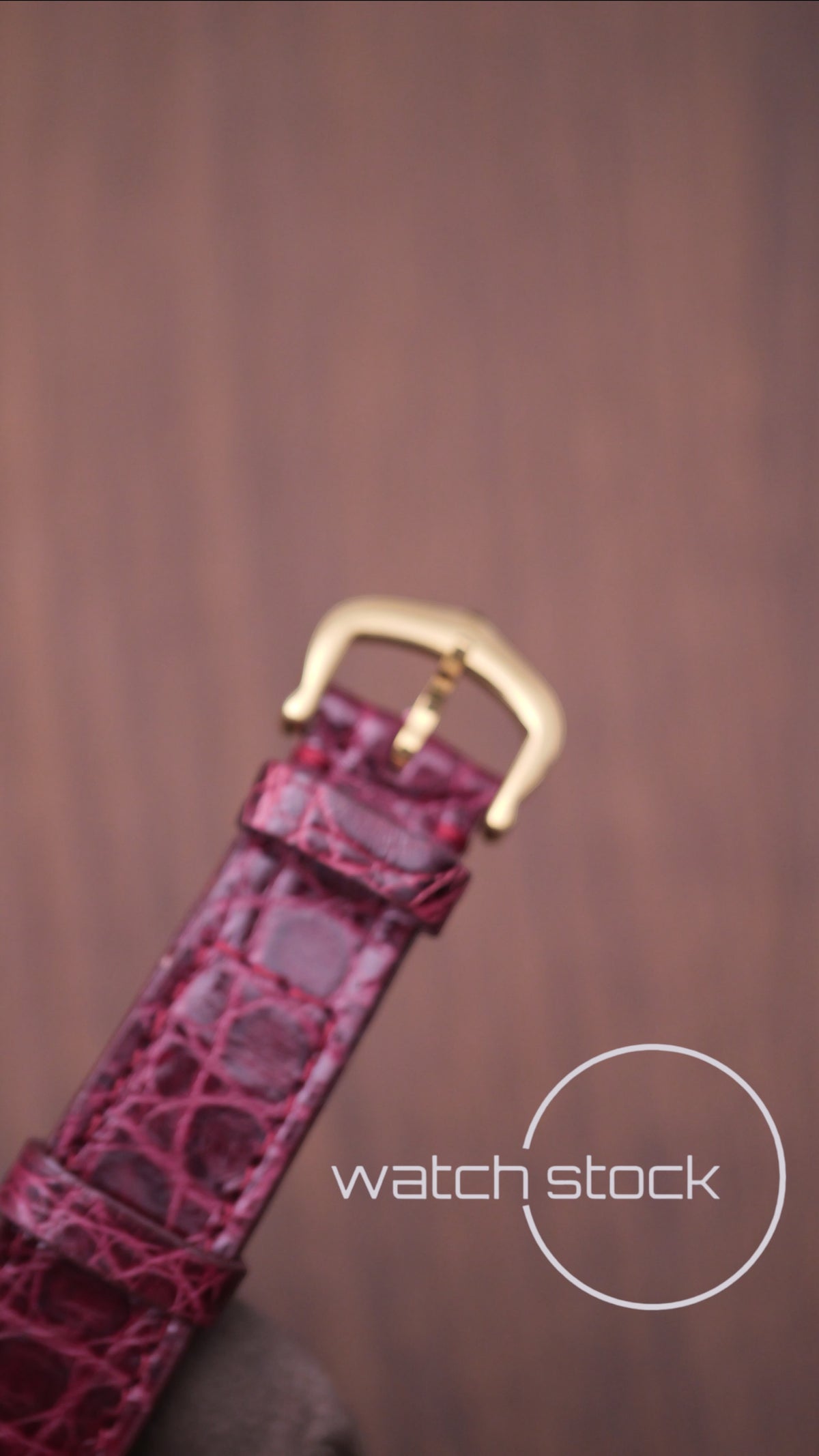Cartier Vendome ref.590003 30mm Burgundy dial 1980