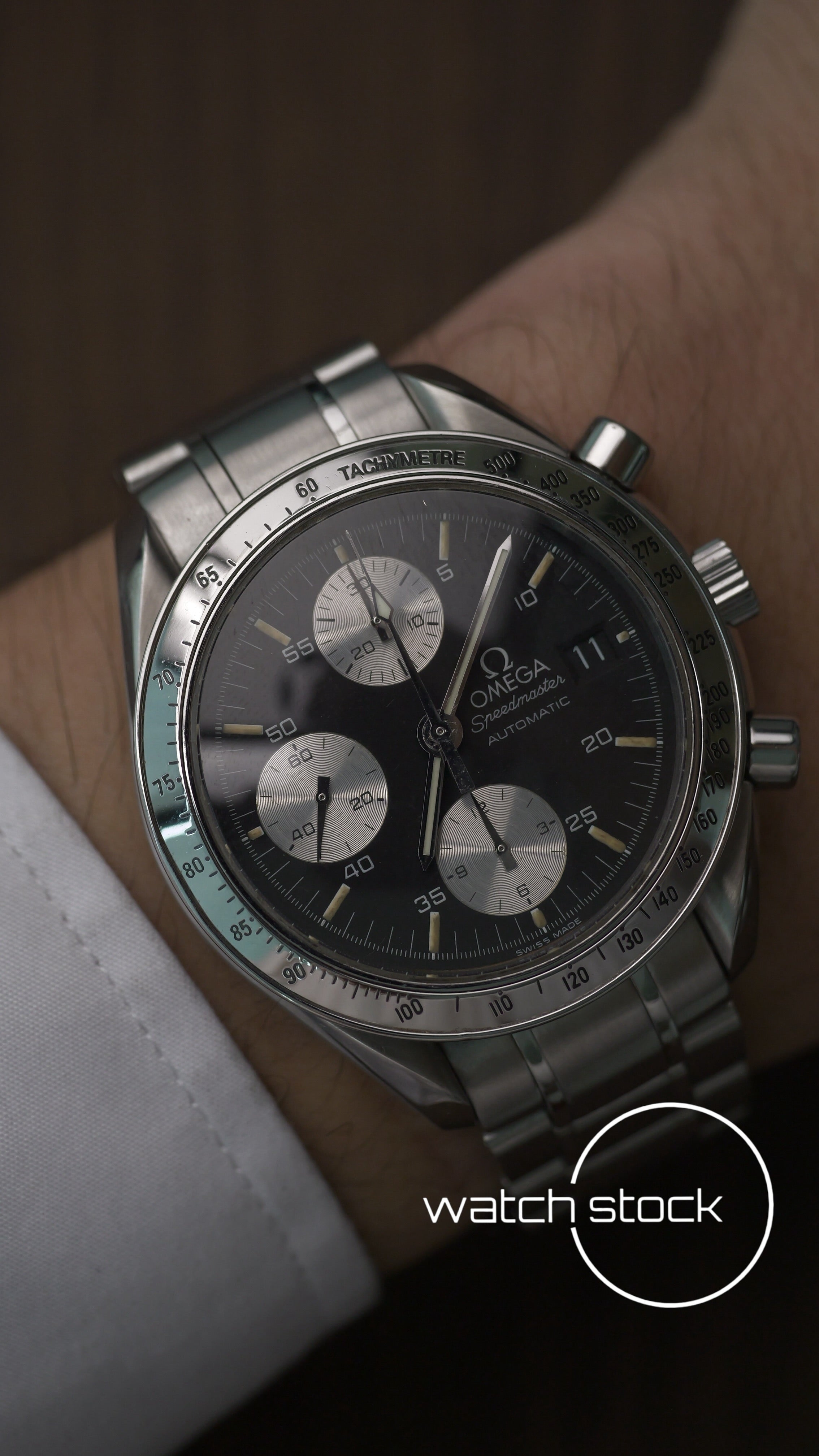Omega speedmaster date Panda dial 1991 Ref. 3511.50 automatic