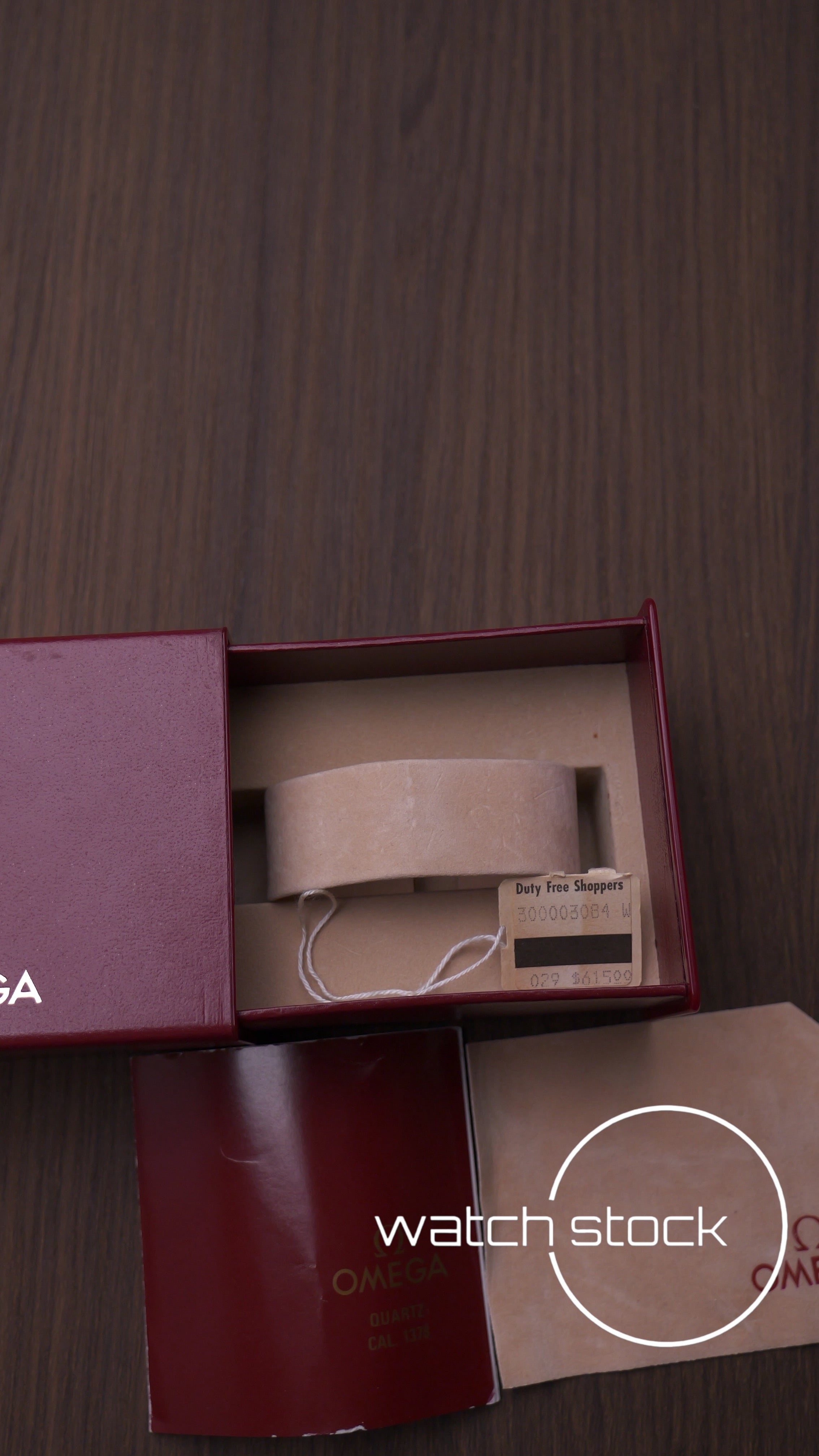 Omega de ville 1986 braccialato con scatola e cartellino Quartz