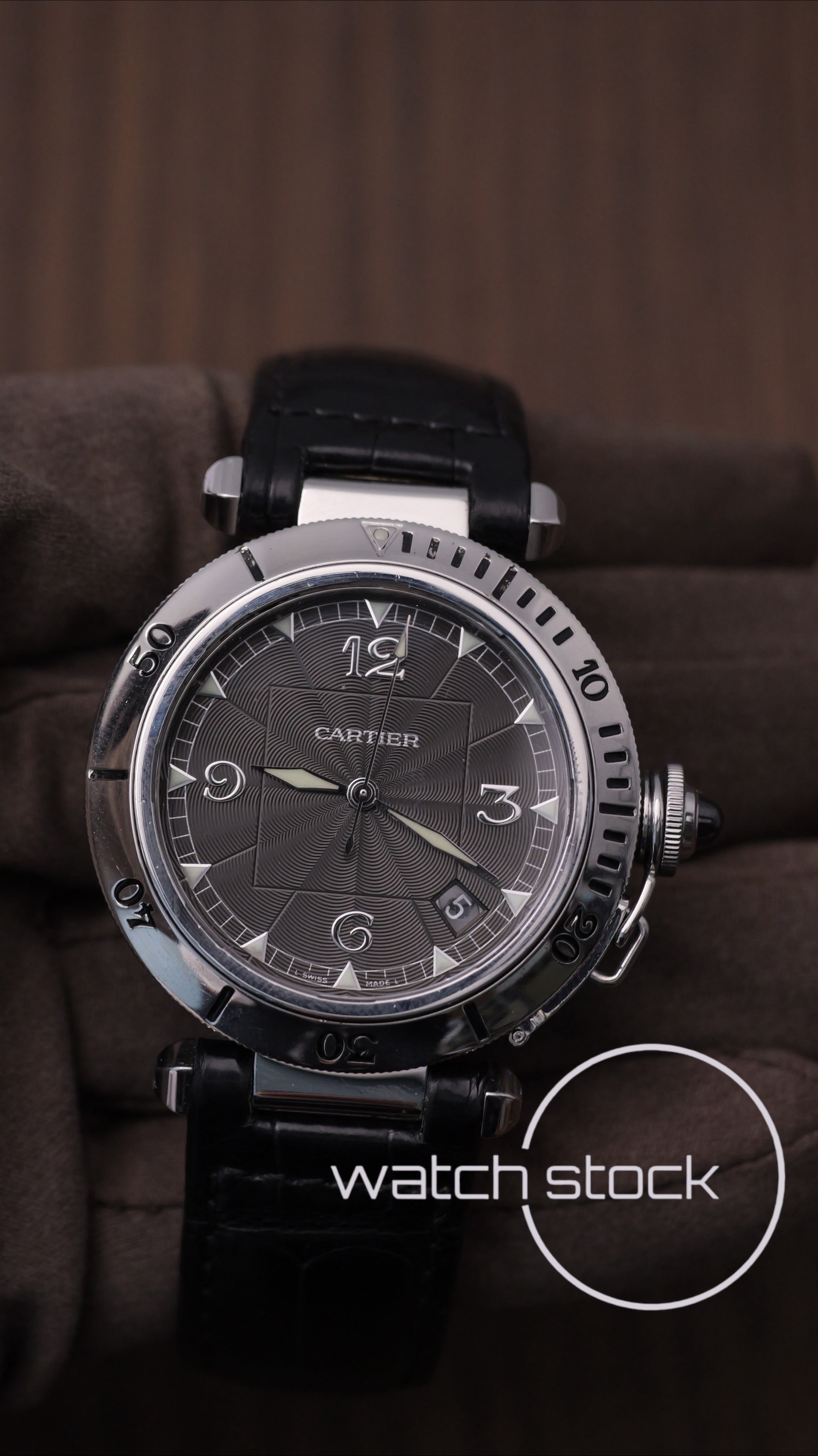 Cartier Pasha Automatic 38mm ref.2379 Platinum