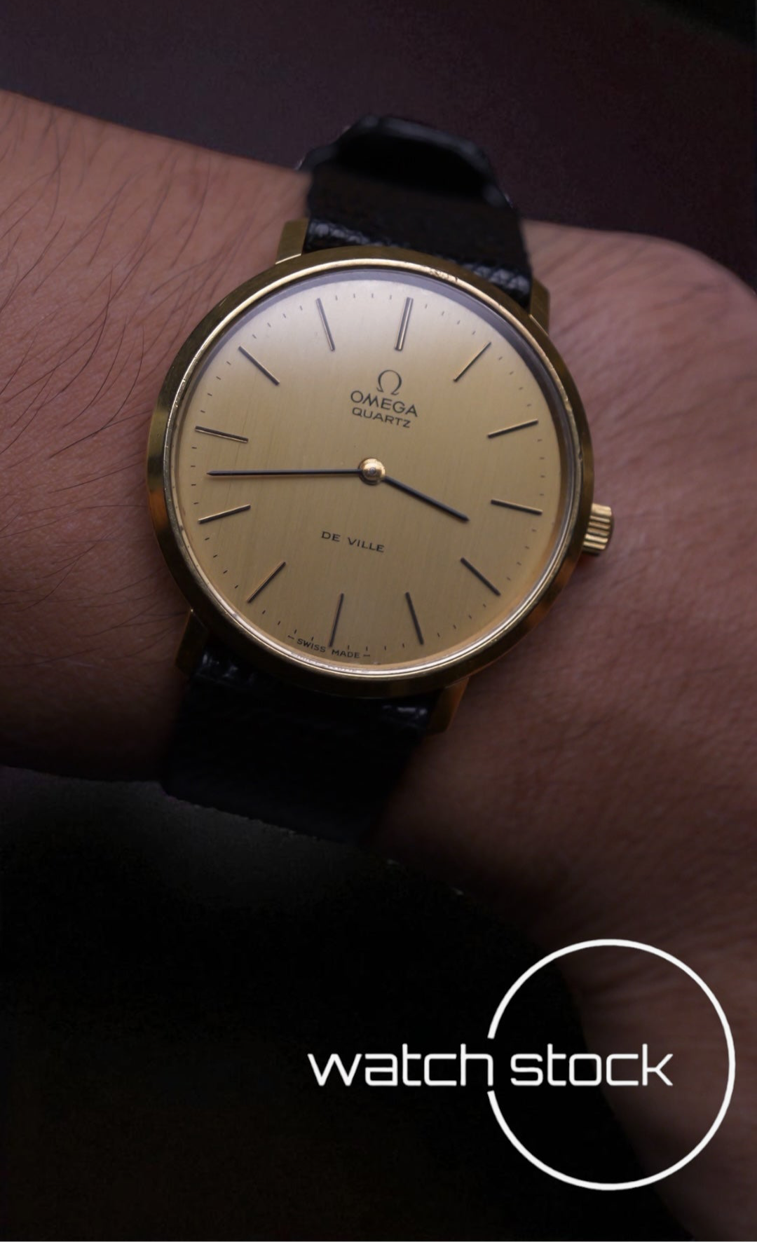 Omega De ville placcato oro ref: 191.0044 34mm anno 1977