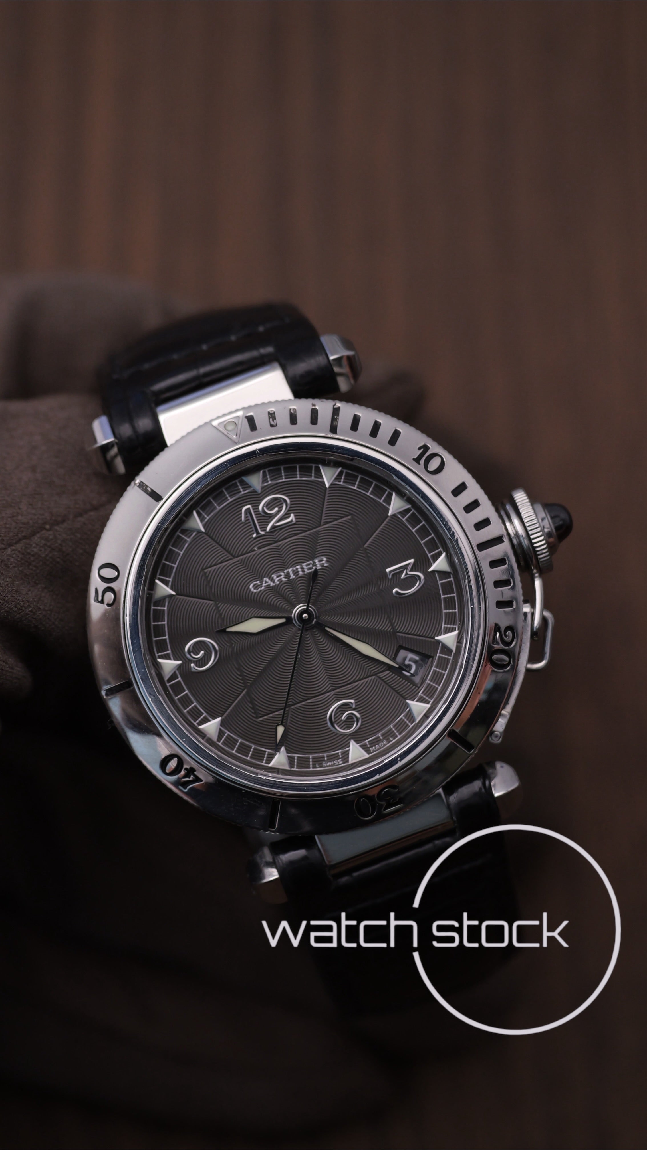 Cartier Pasha Automatic 38mm ref.2379 Platinum