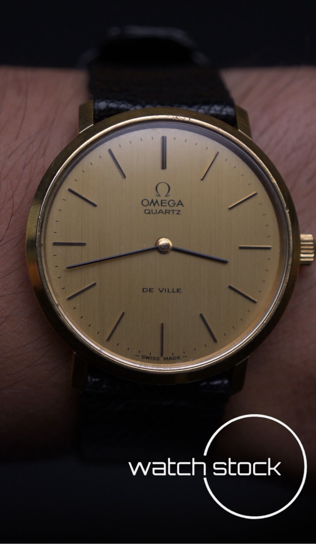 Omega De ville placcato oro ref: 191.0044 34mm anno 1977