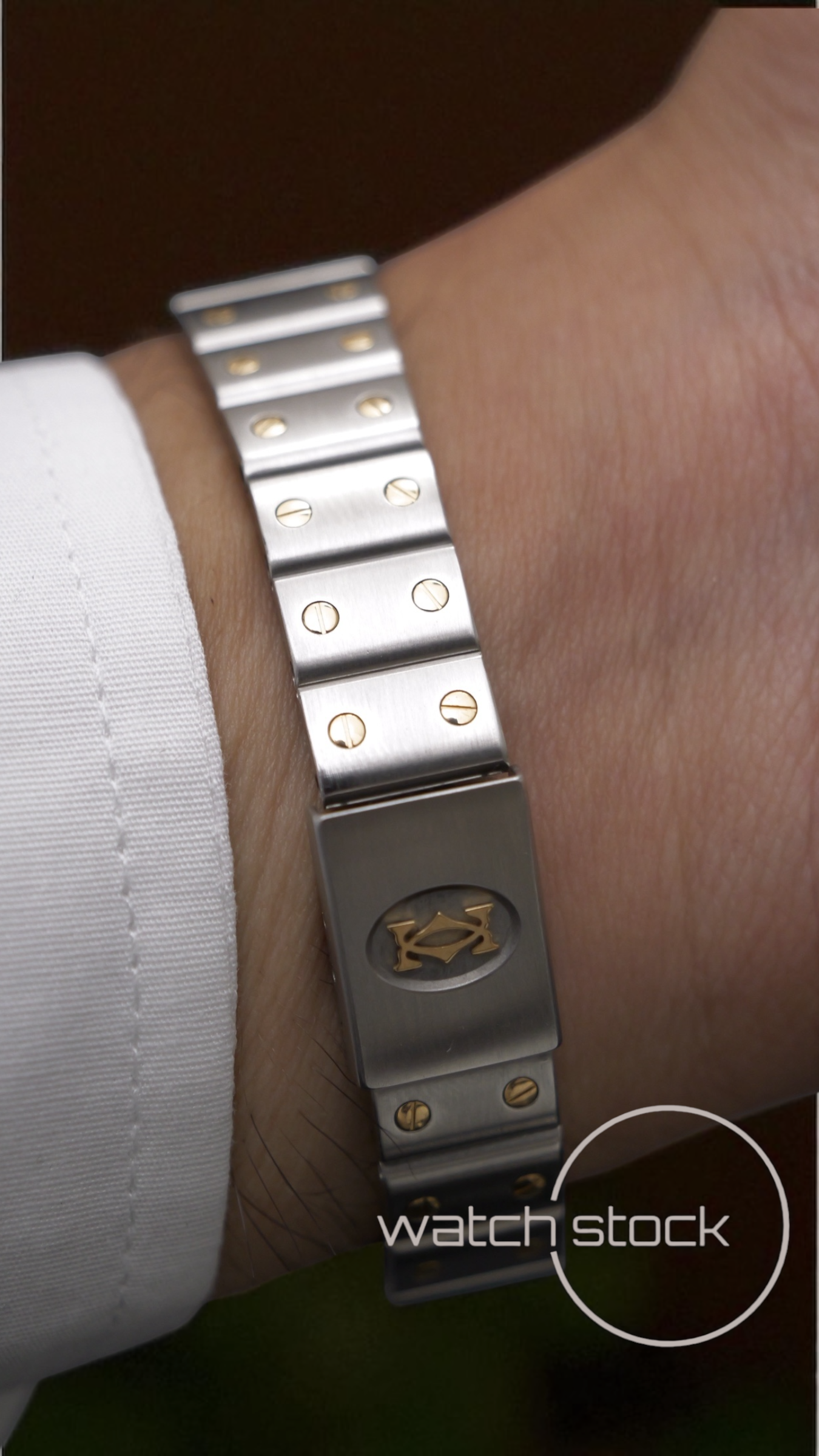 Cartier santos galbee lady ref. 1057930 24x35mm