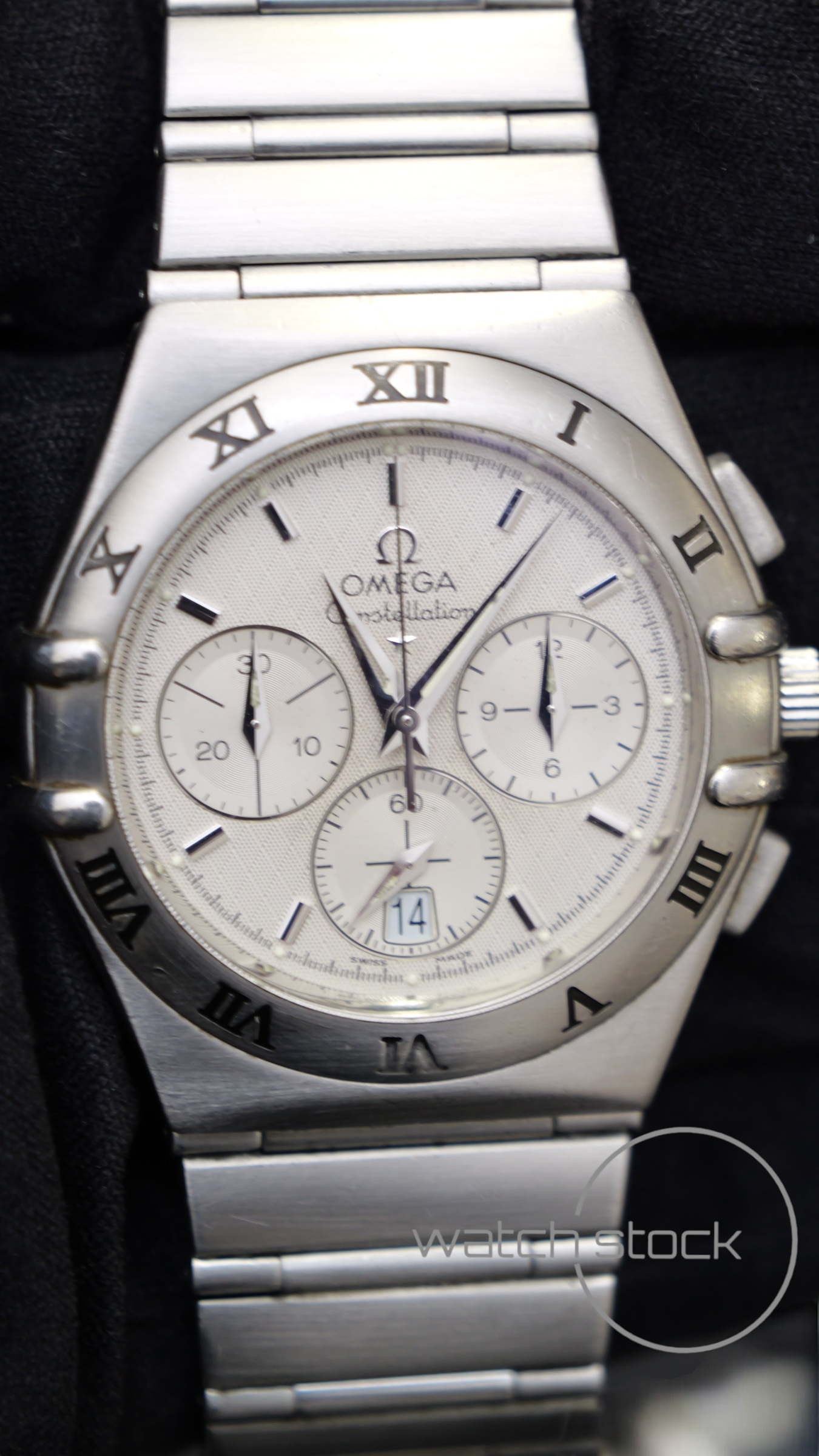 Omega costellation double Eagle chrono (39mm)white dial