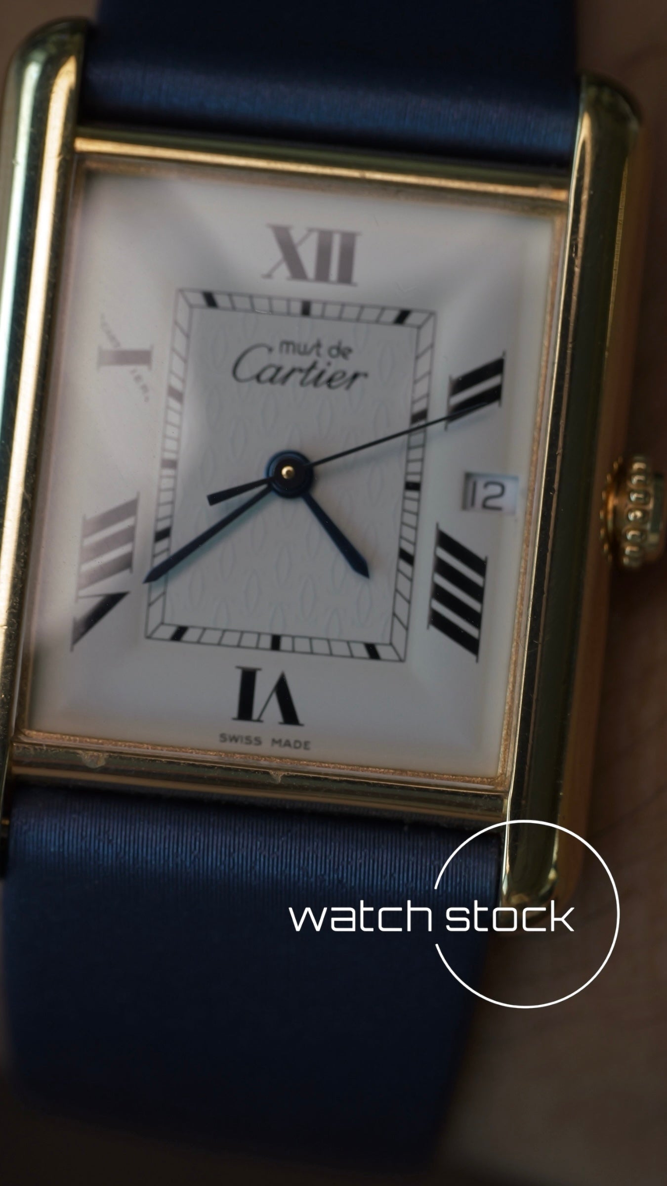 Cartier tank ref.2413 vermeil 24x34mm grande