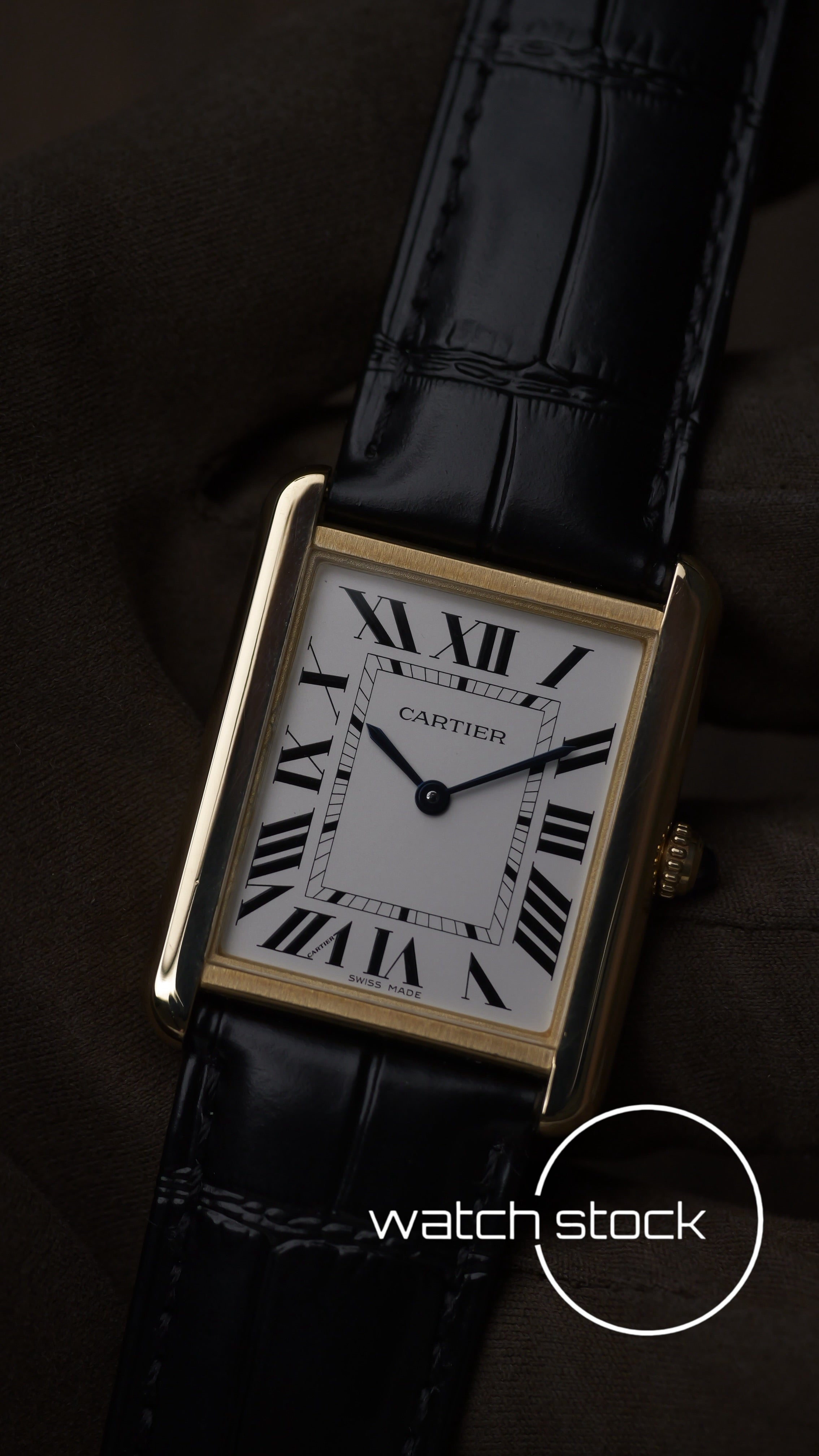 Cartier tank solo L 18K GOLD ref.3167 27x35mm quartz