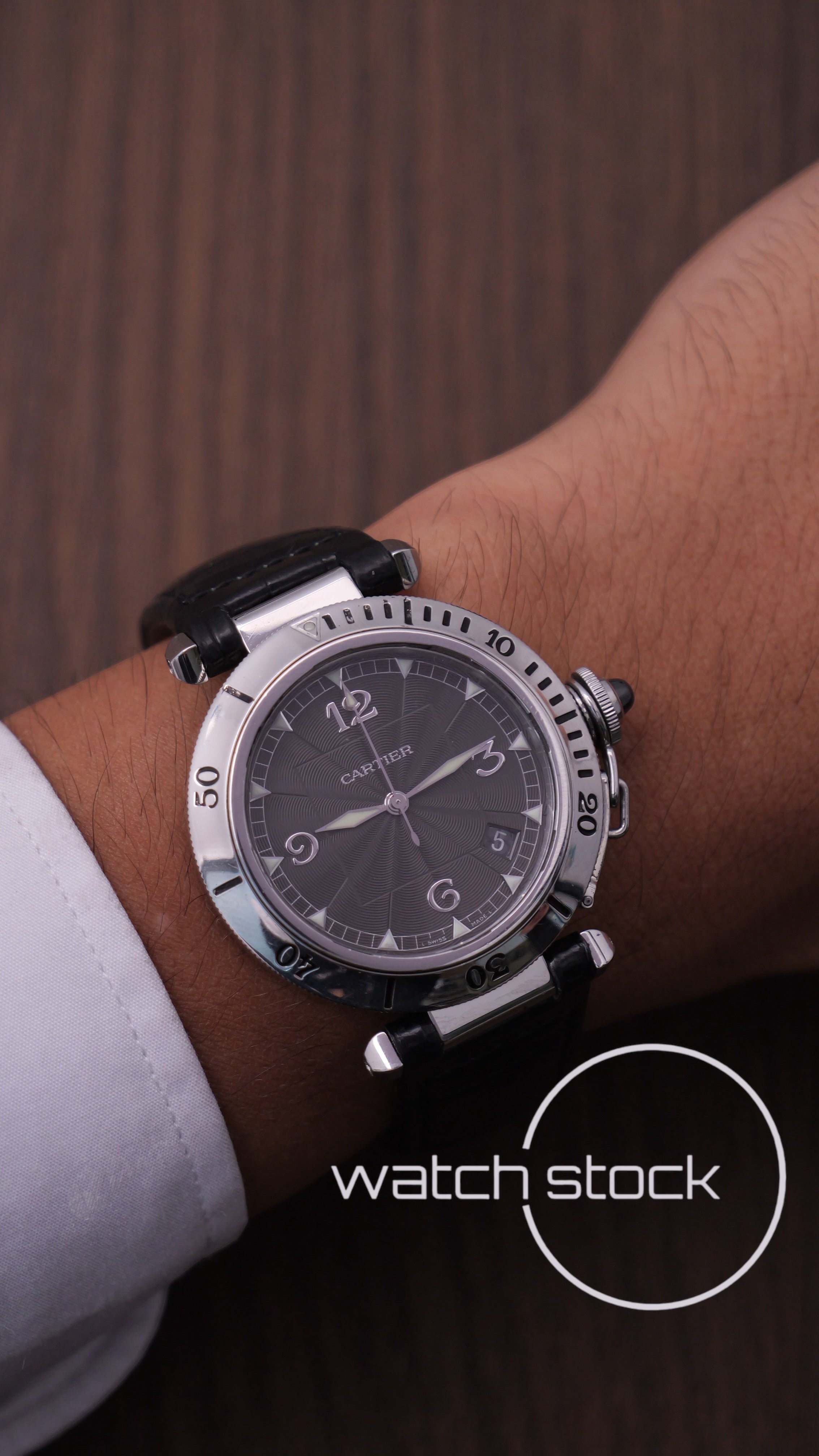 Cartier Pasha Automatic 38mm ref.2379 Platinum