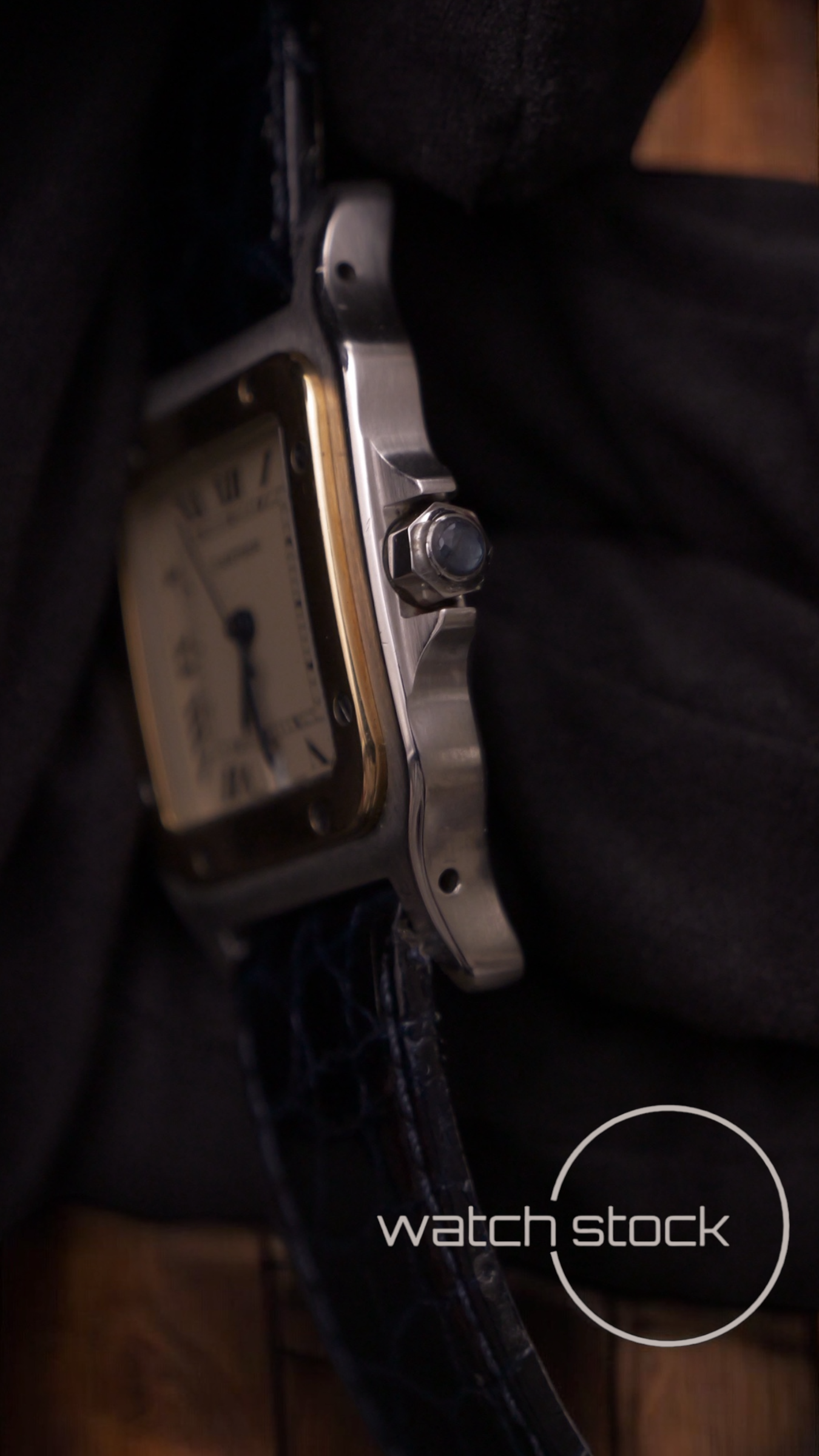 Cartier santos galbe Full set 29x41mm ref.187901 must de cartier quarz