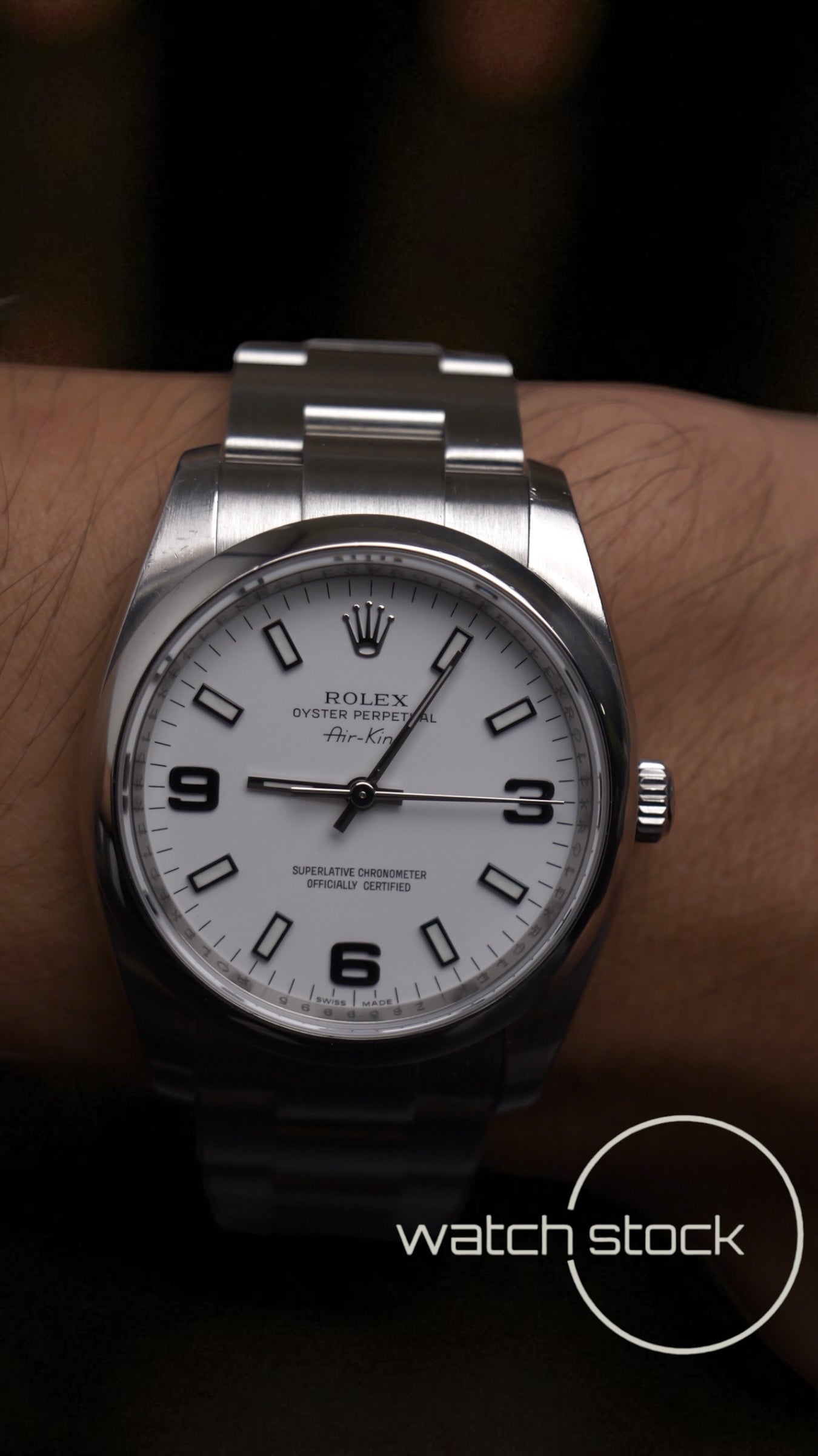 Rolex oyster perpetual air king 36mm ref:114200