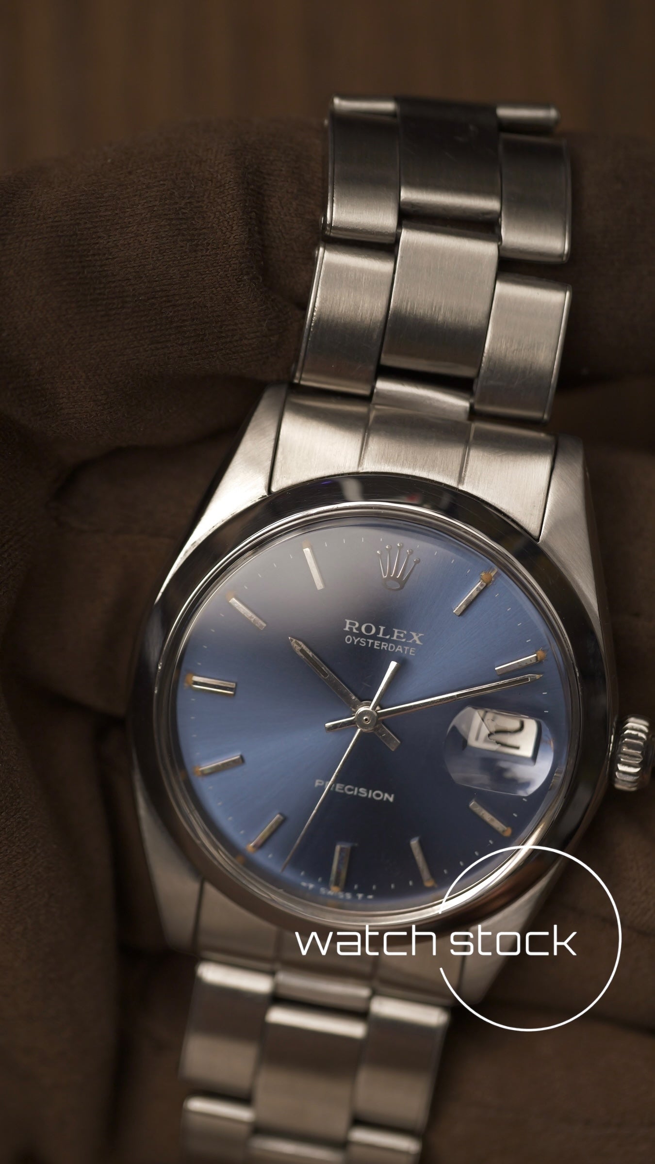 Rolex precision 34mm ref.6694 blue dial