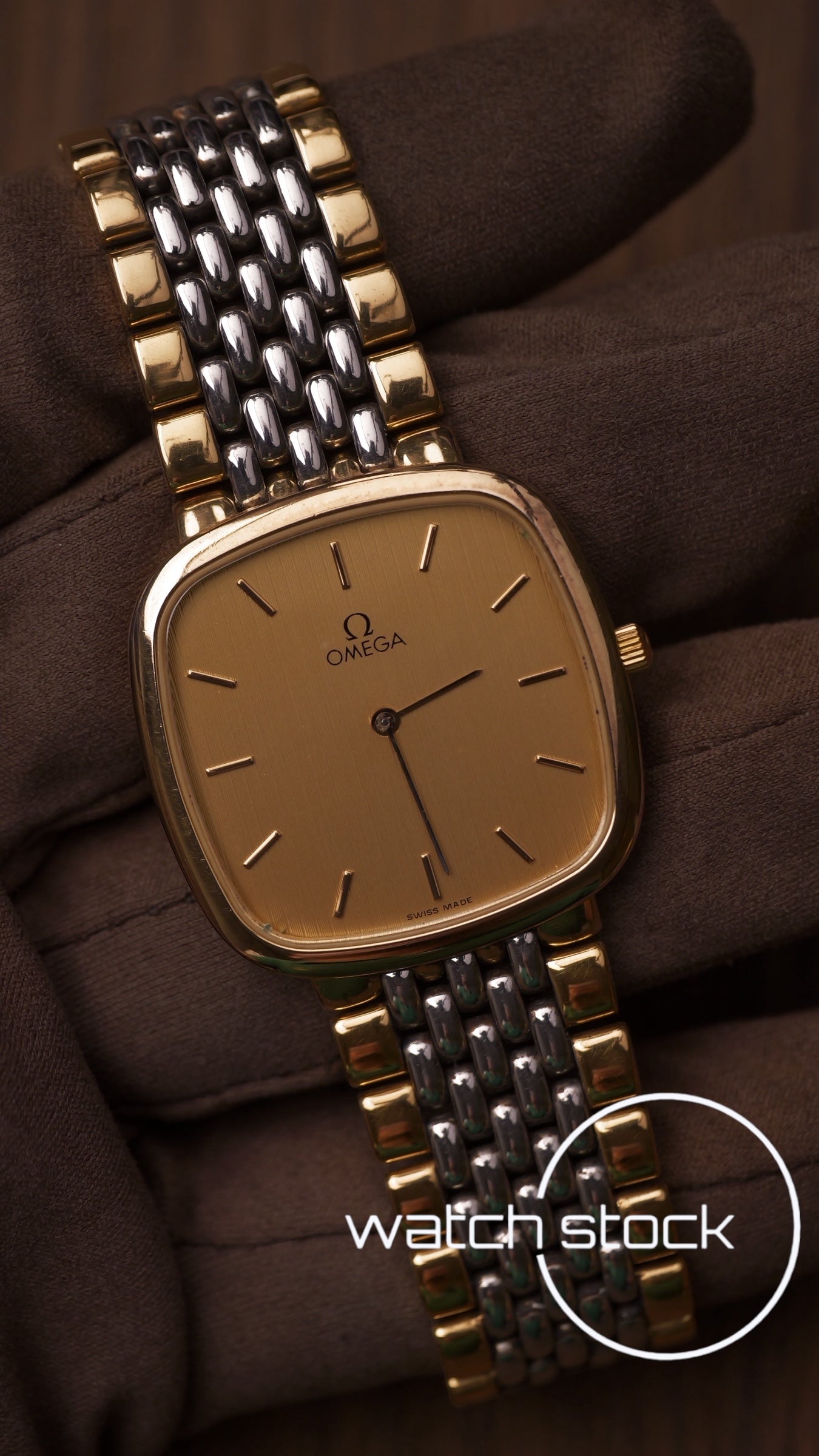 Omega De ville vintage 34mm placcato oro