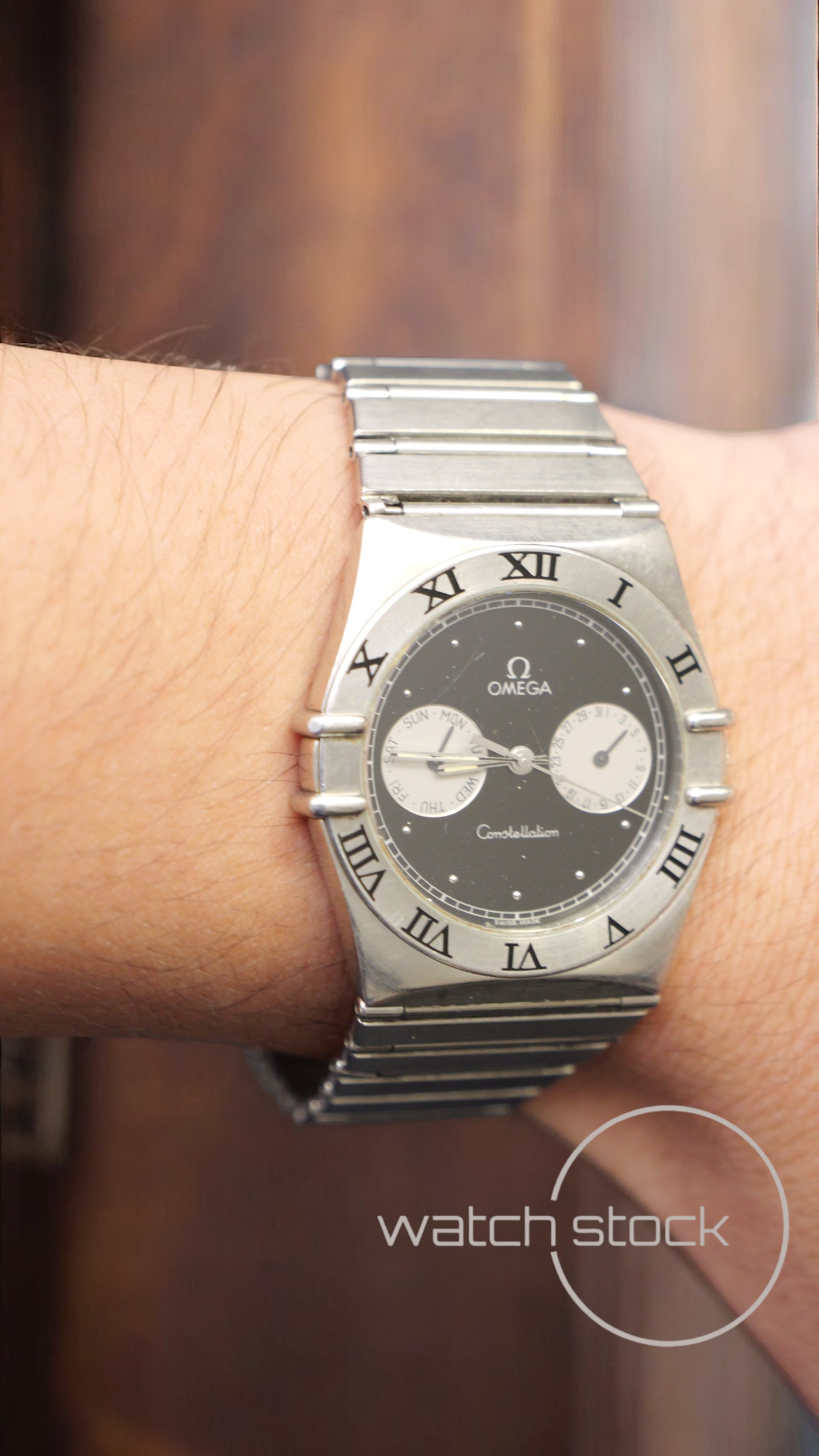 Omega costellation daydate quarz (34mm) black dial vintage