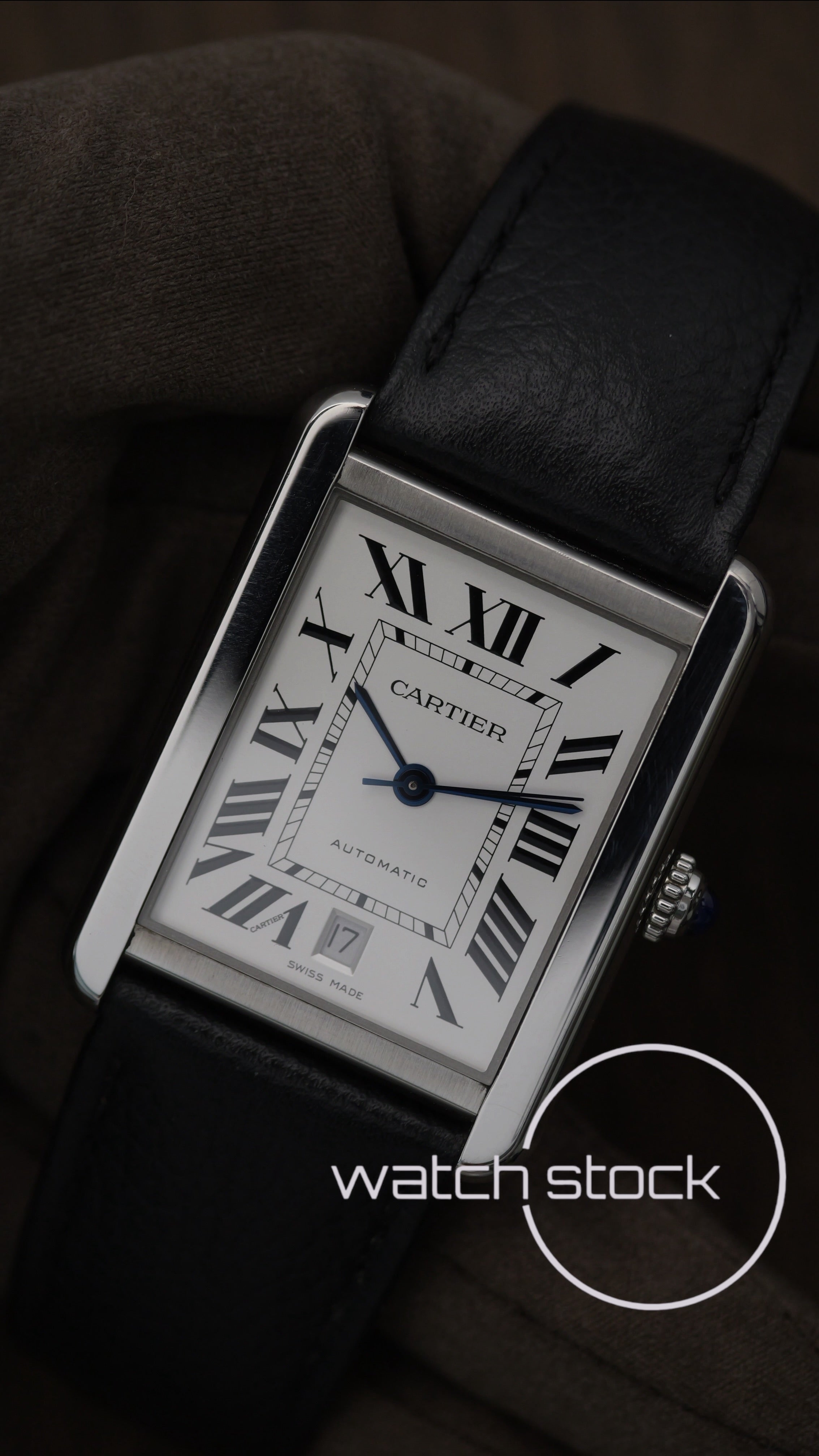 Cartier tank solo XL automatic 2018 ref. 3800 Full set