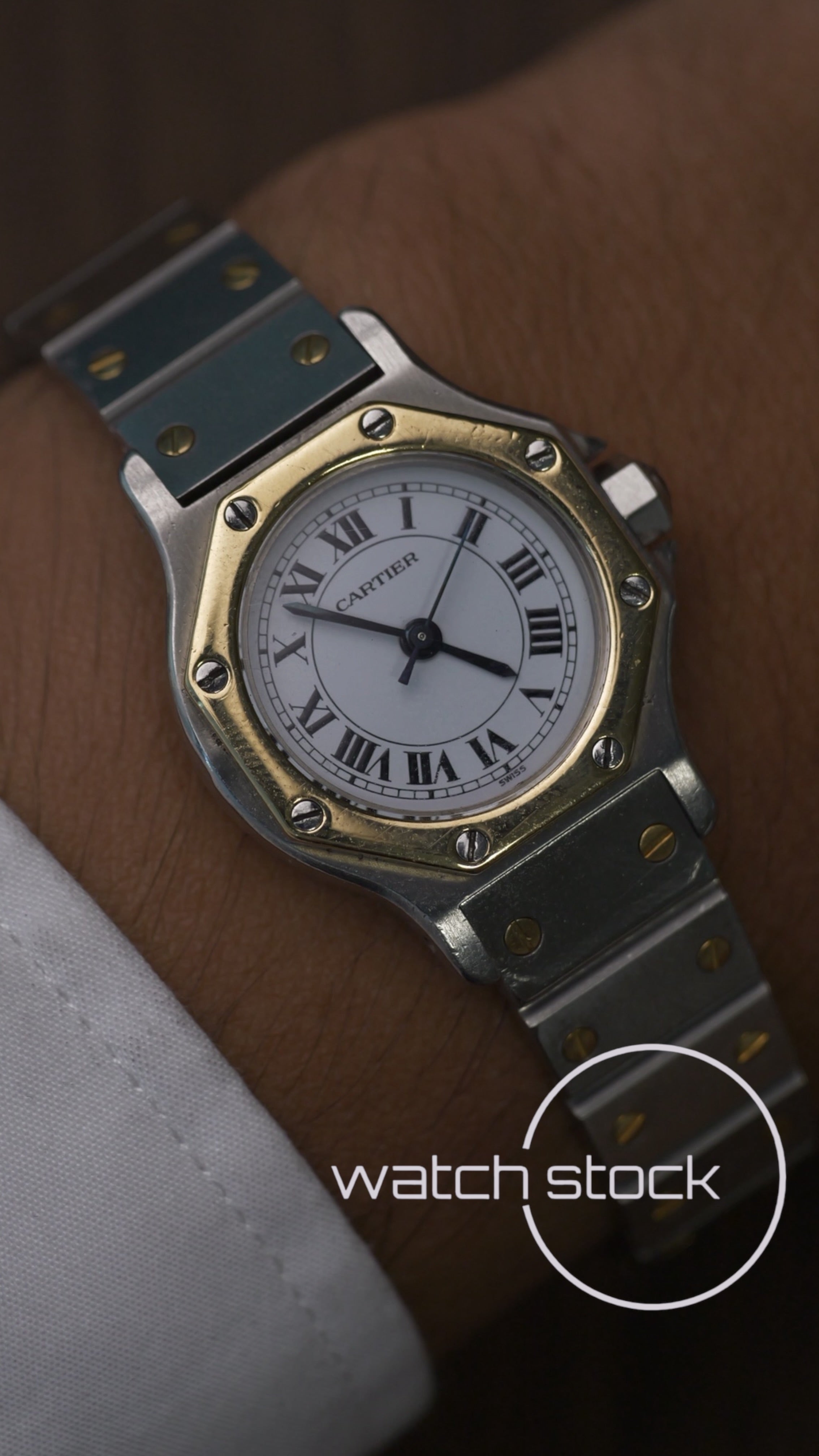 Cartier santos octagon 26mm santos de cartier ref. 0907 lady Automatic