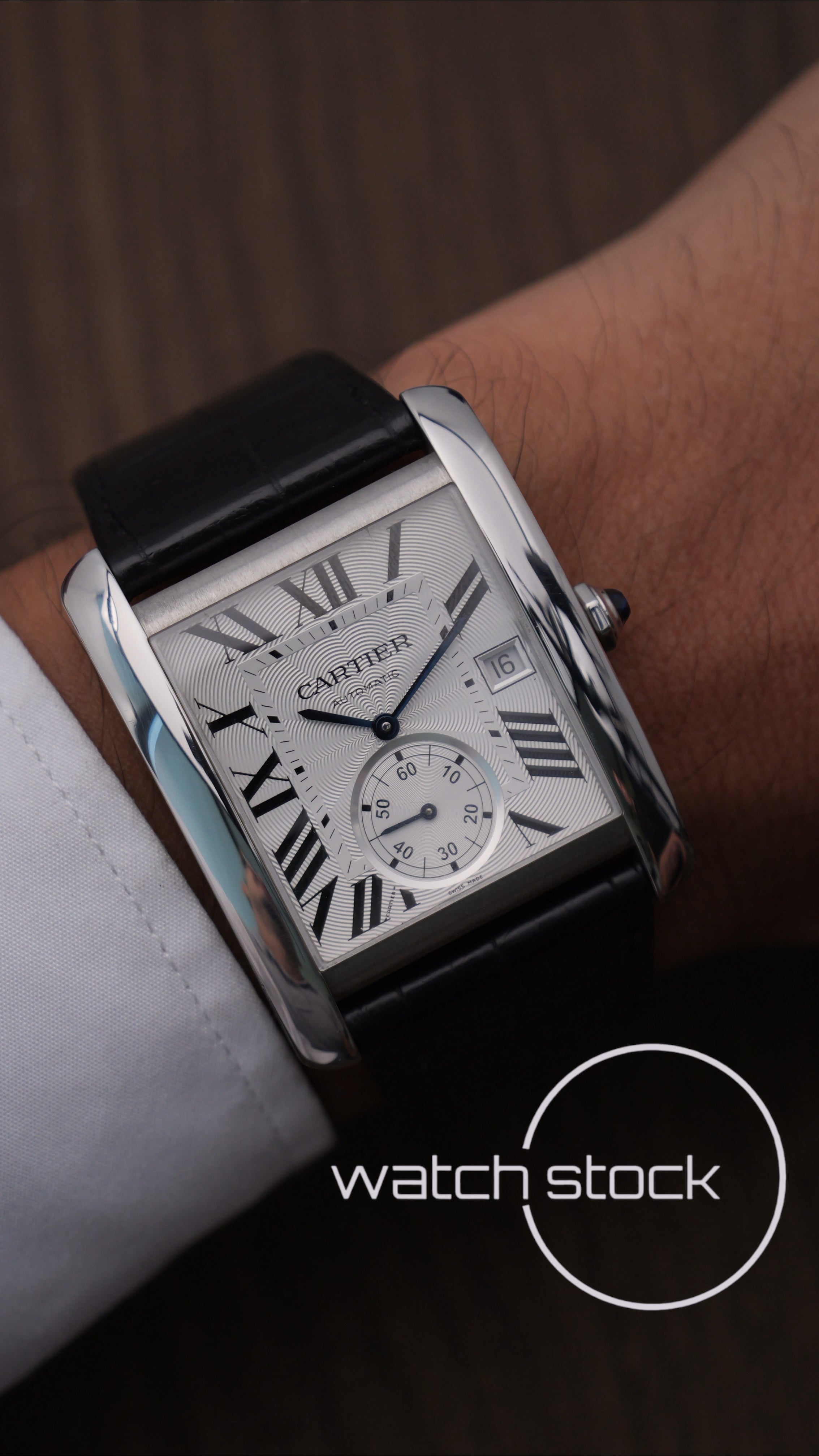 Cartier Tank MC Ref 3589 Automatic 34×44mm 2014 Full Set