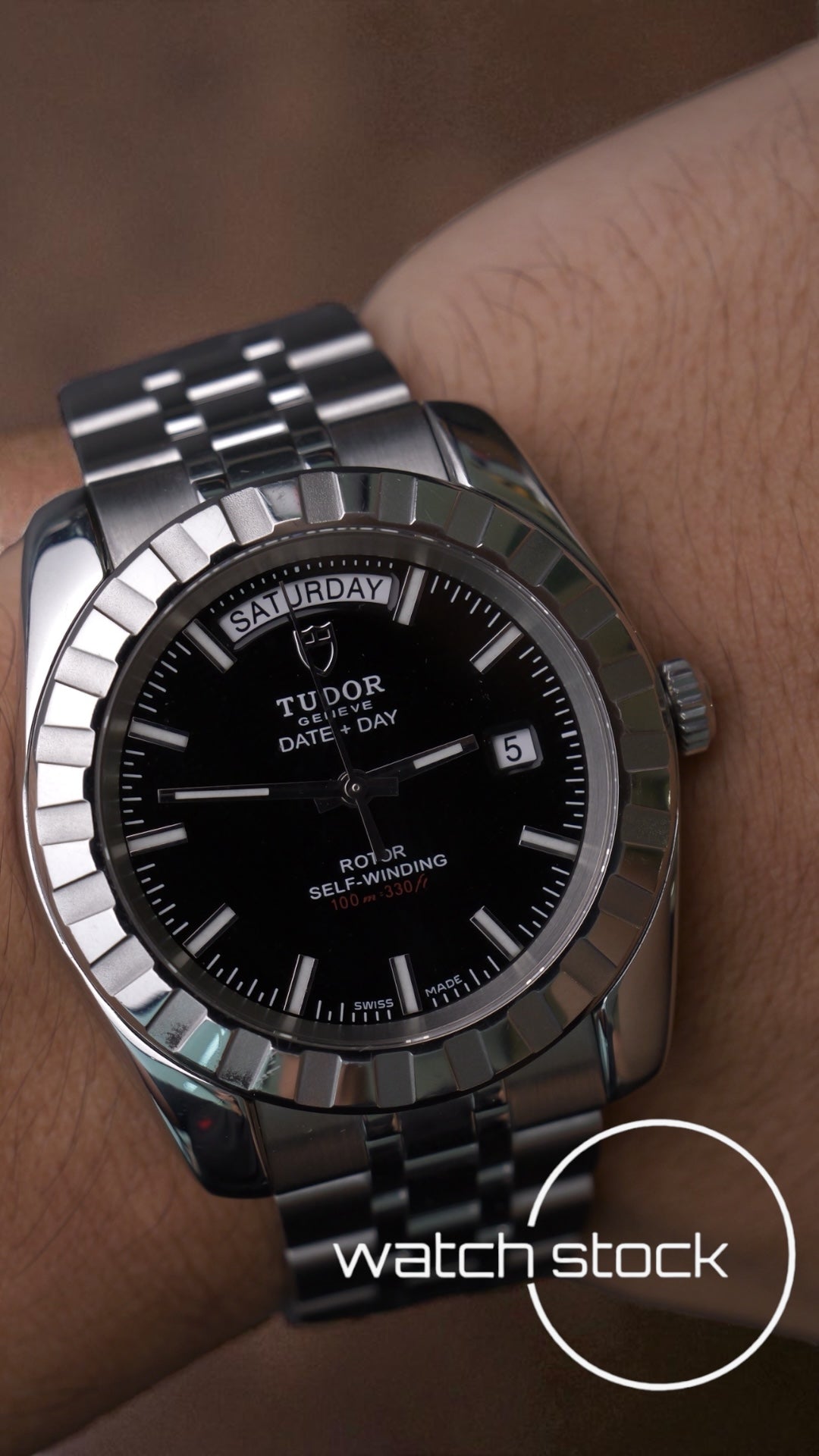 Tudor date+day automatic 39 mm ref 23010 anno 2007