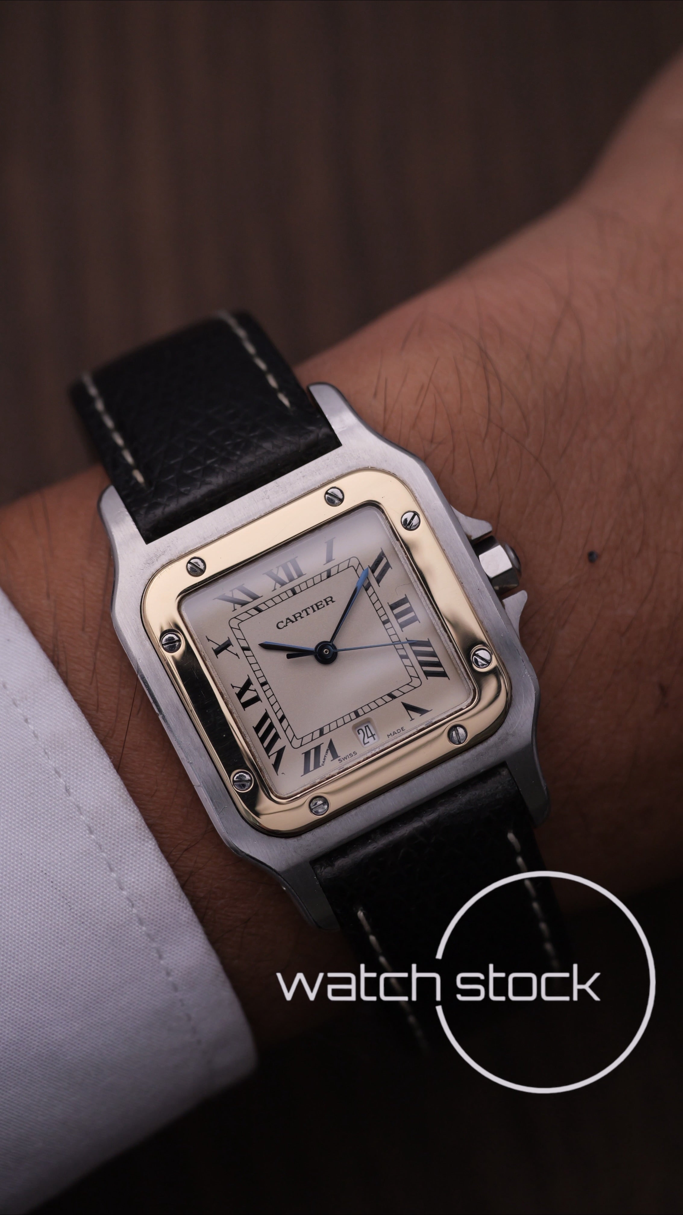 Cartier santos galbee 29x41mm Ref. 187901
