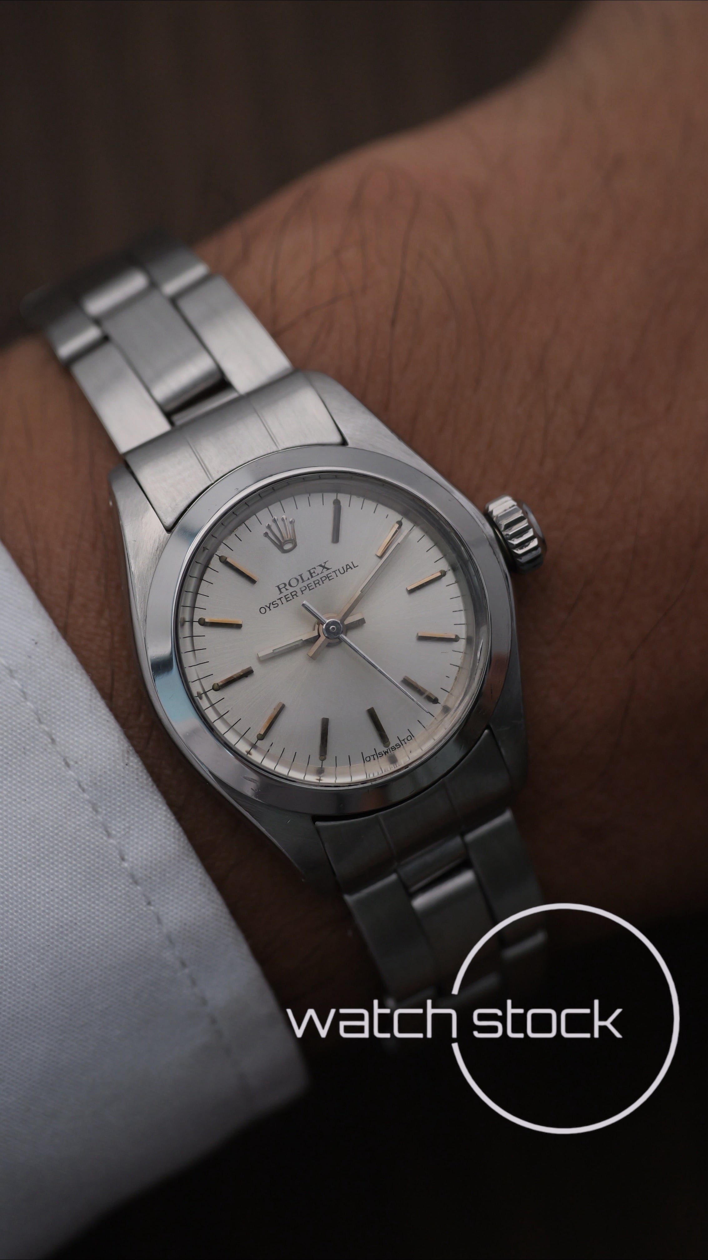 Rolex oyster perpetual  lady 24mm ref6718 con garanzia