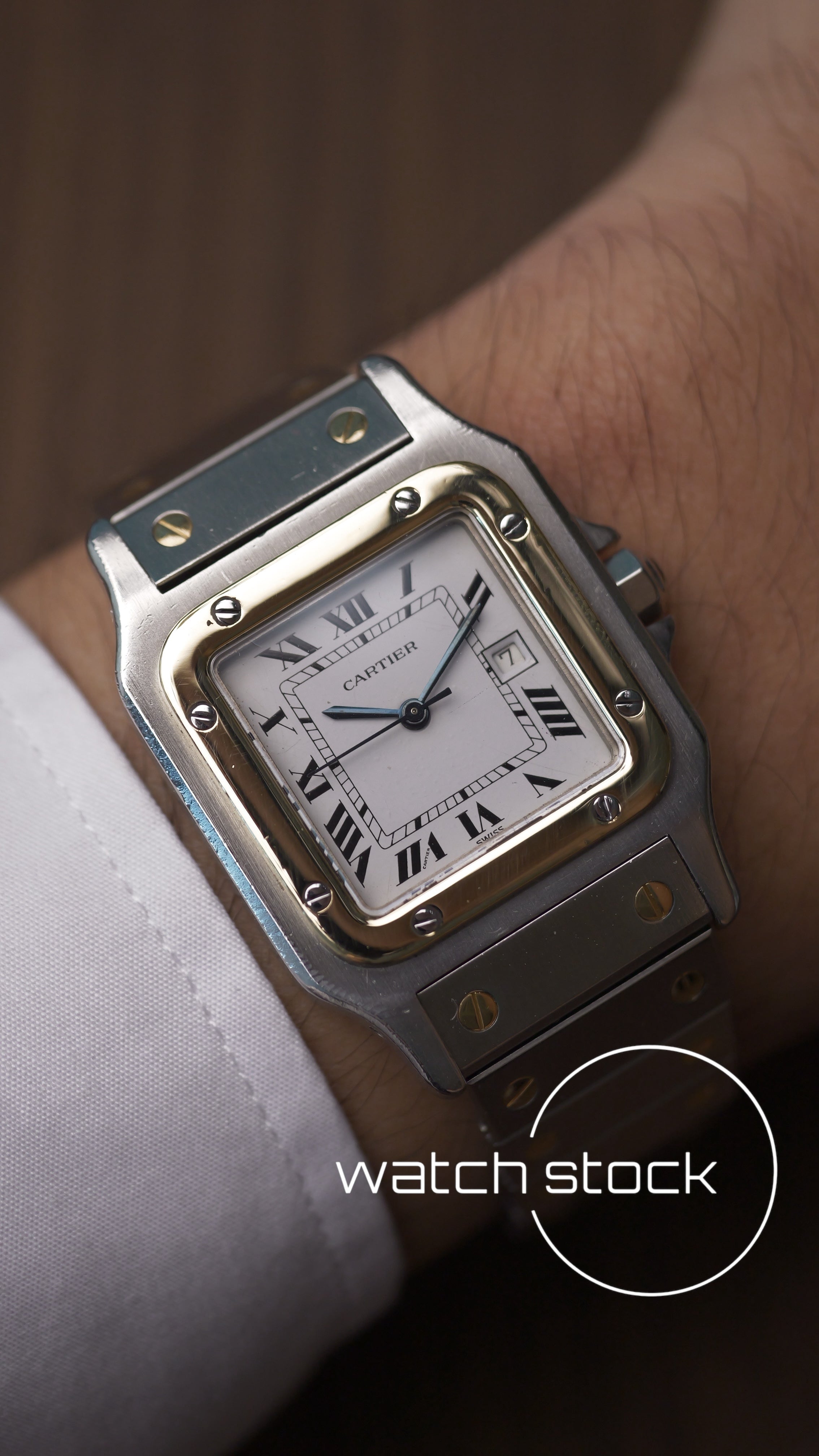 Cartier santos carré ref.2961 Automatic vintage 29x41mm