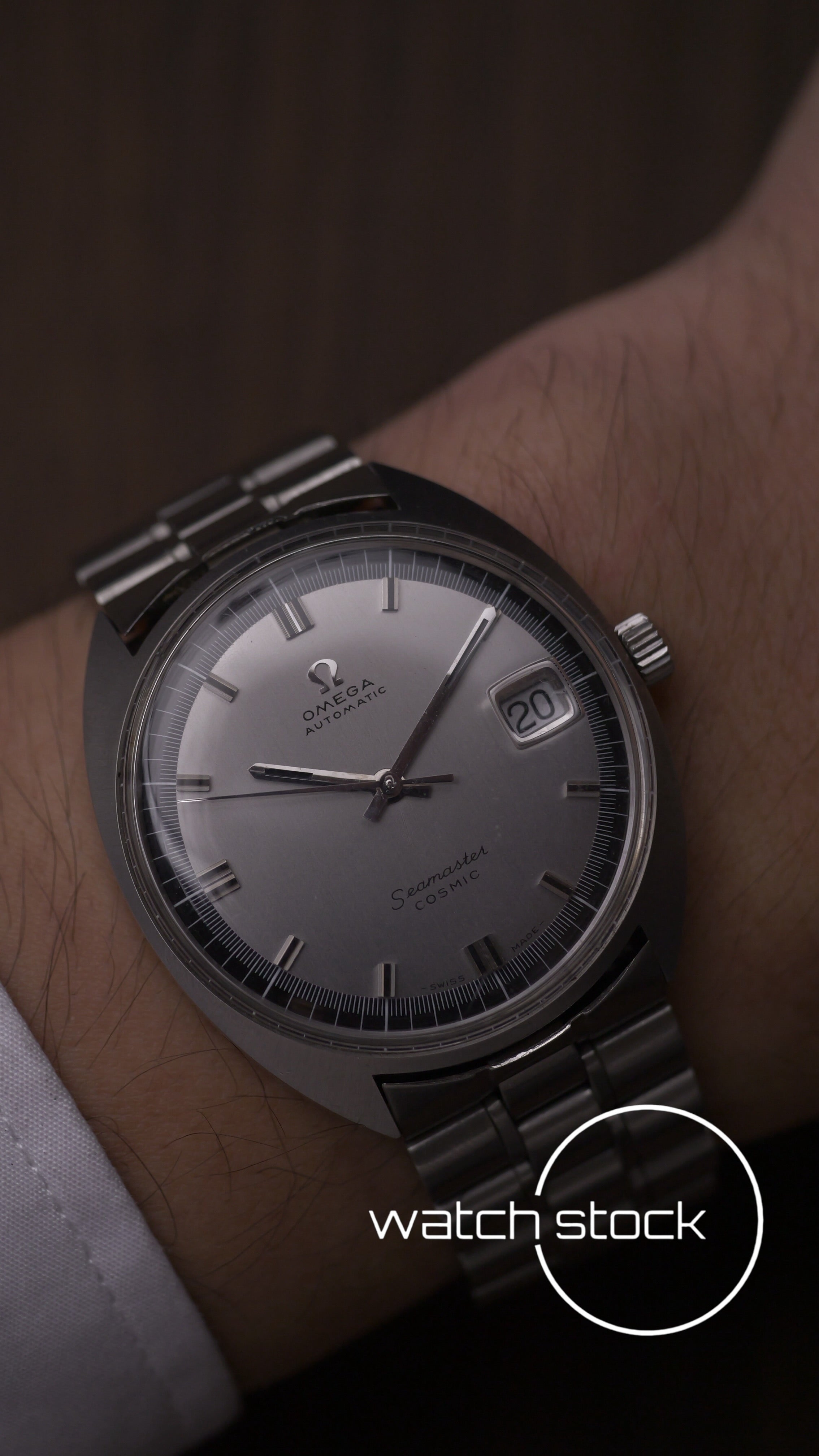 Omega seamaster cosmic automatic date 35mm vintage