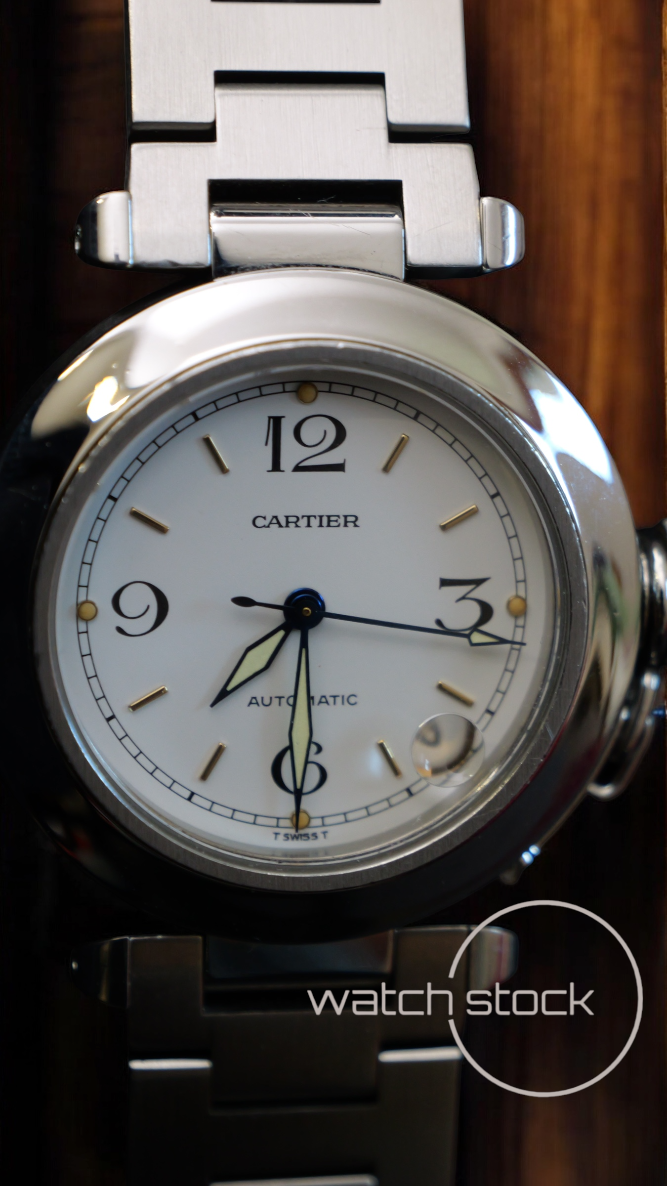Cartier Pasha Automatic 35mm ref.2324 white dial