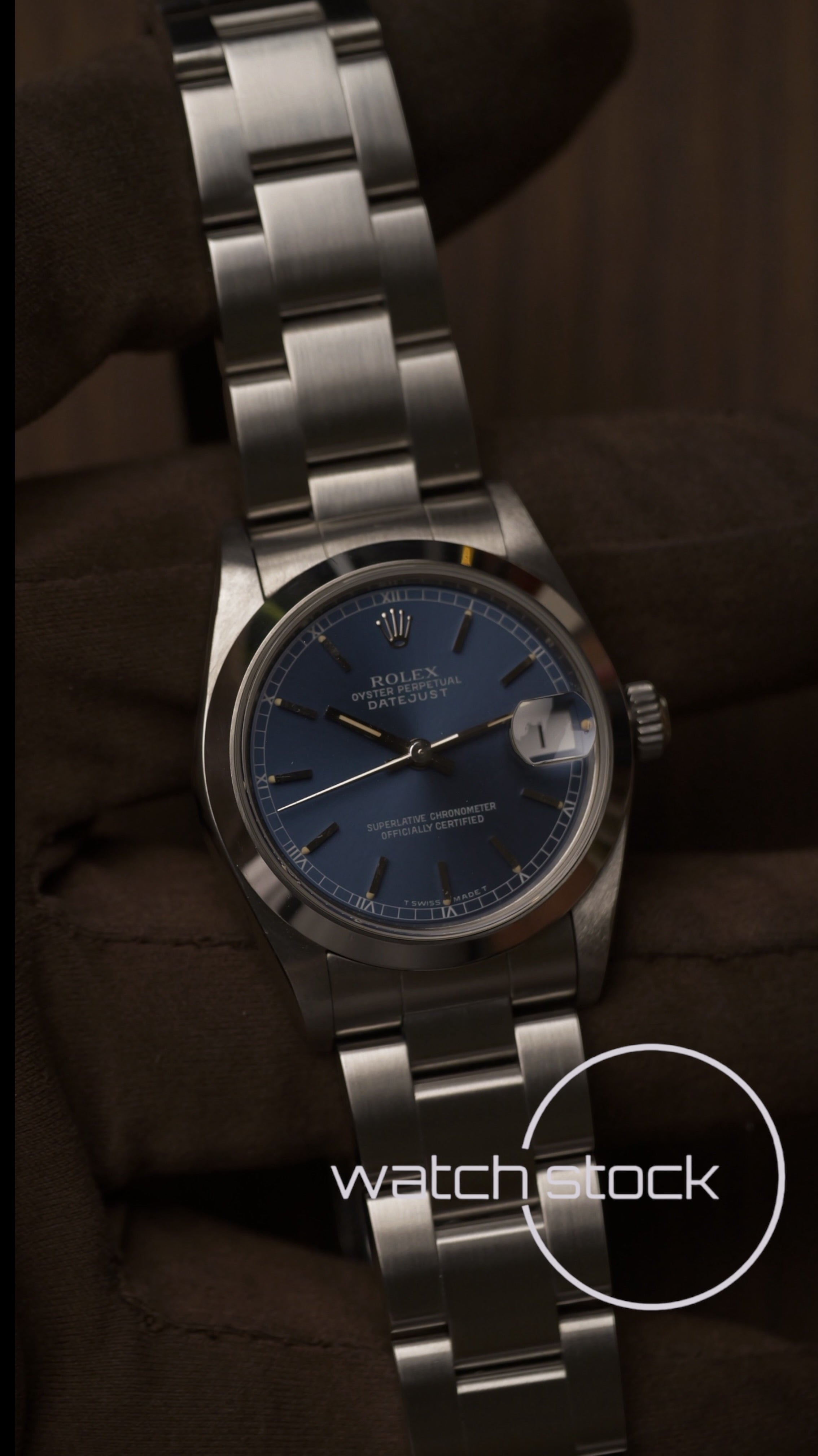 Rolex datejust  31mm ref.68240 blue dial
