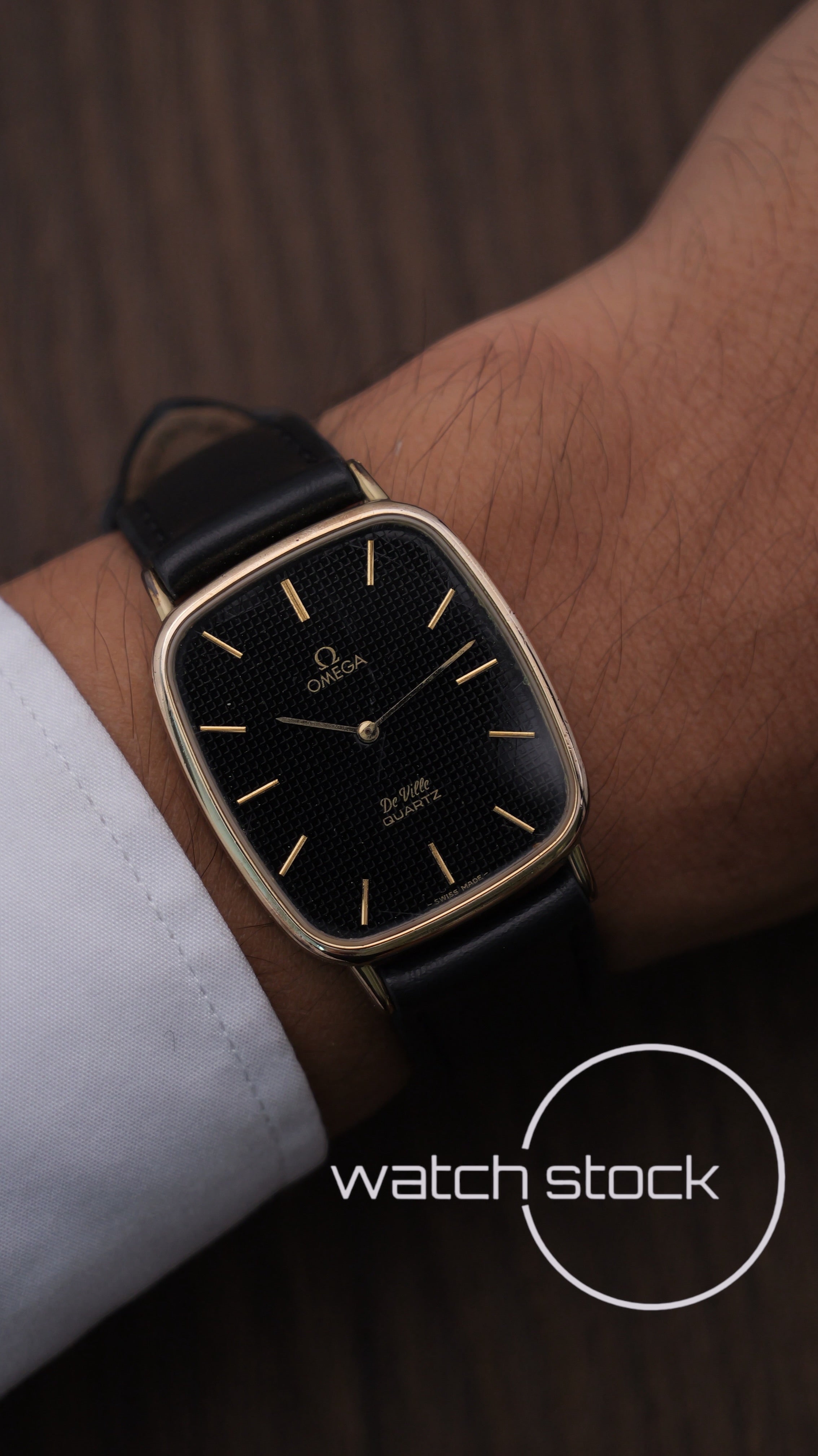 Omega De Ville Quartz Black Dial